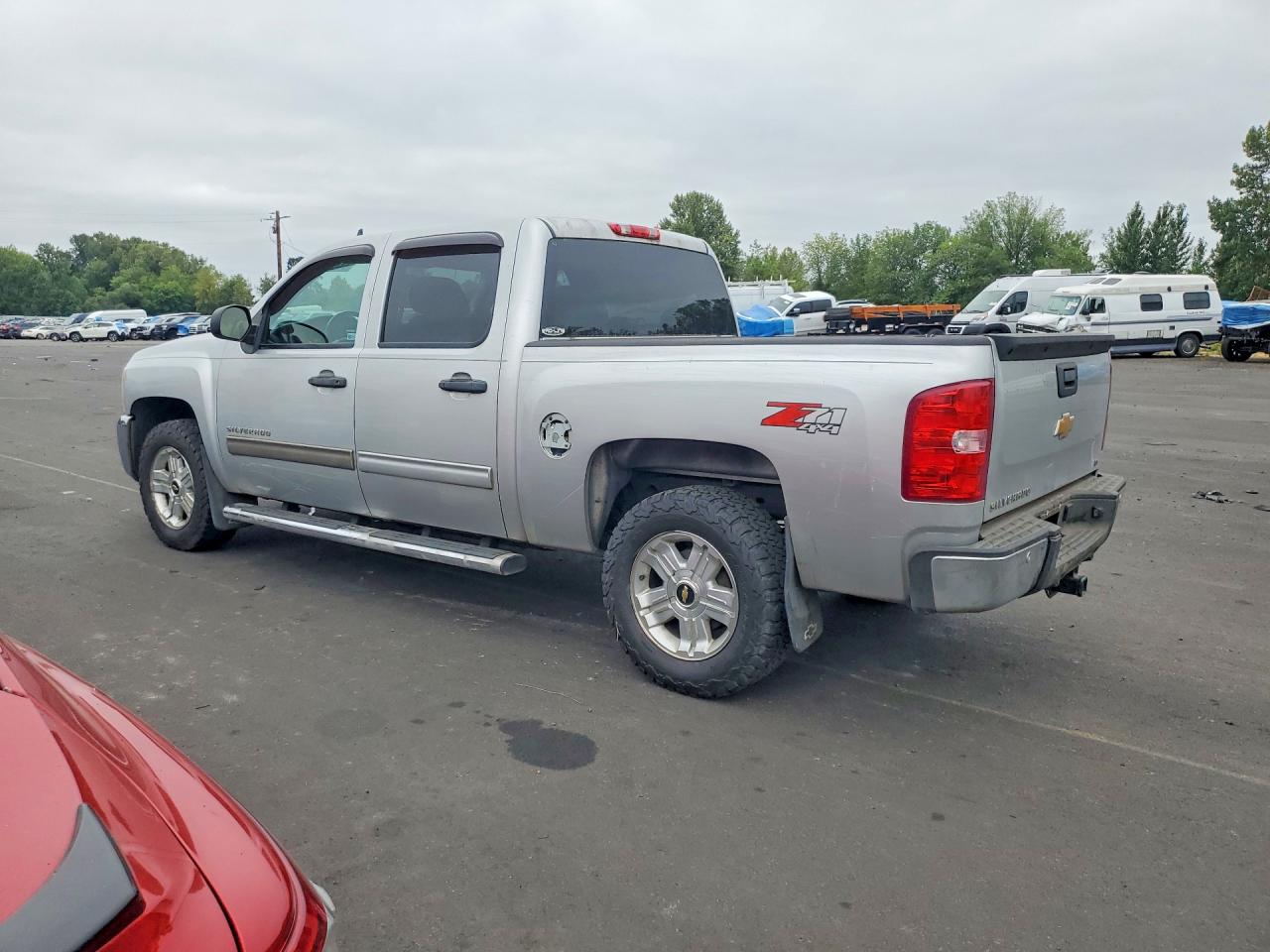 2012 Chevrolet Silverado K1500 Lt Silver vin: 1GCPKSE77CF225057