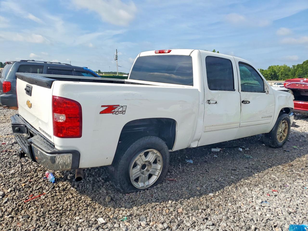 2012 Chevrolet Silverado K1500 Lt Белый vin: 1GCPKSE78CF120009