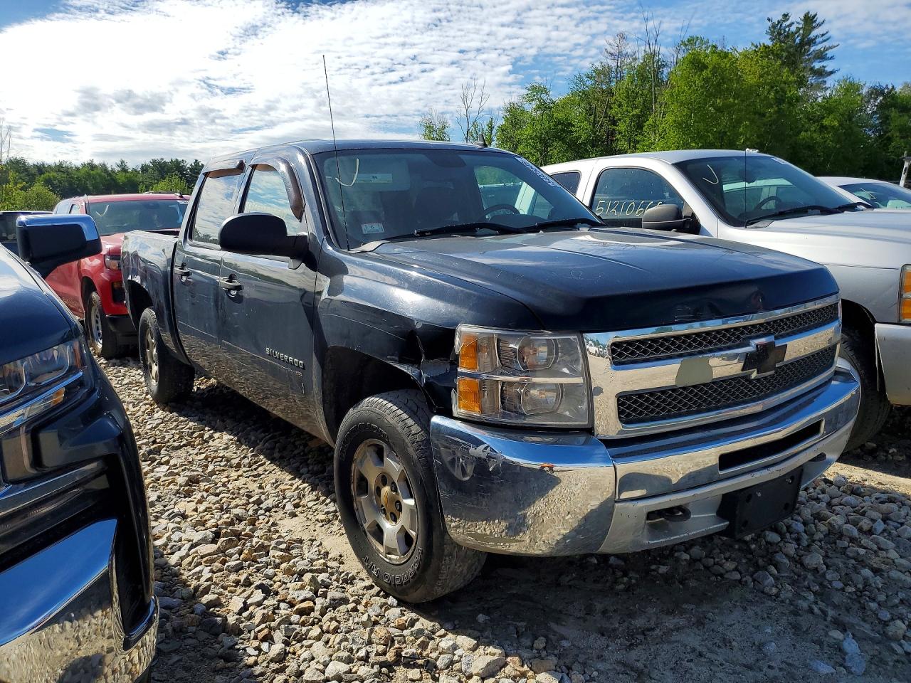 2012 Chevrolet Silverado K1500 Lt Black vin: 1GCPKSE78CF186740
