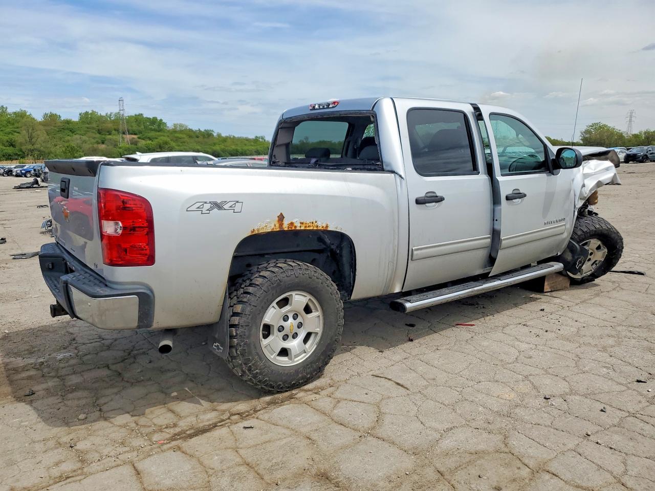 2012 Chevrolet Silverado K1500 Lt Silver vin: 1GCPKSE78CF188939