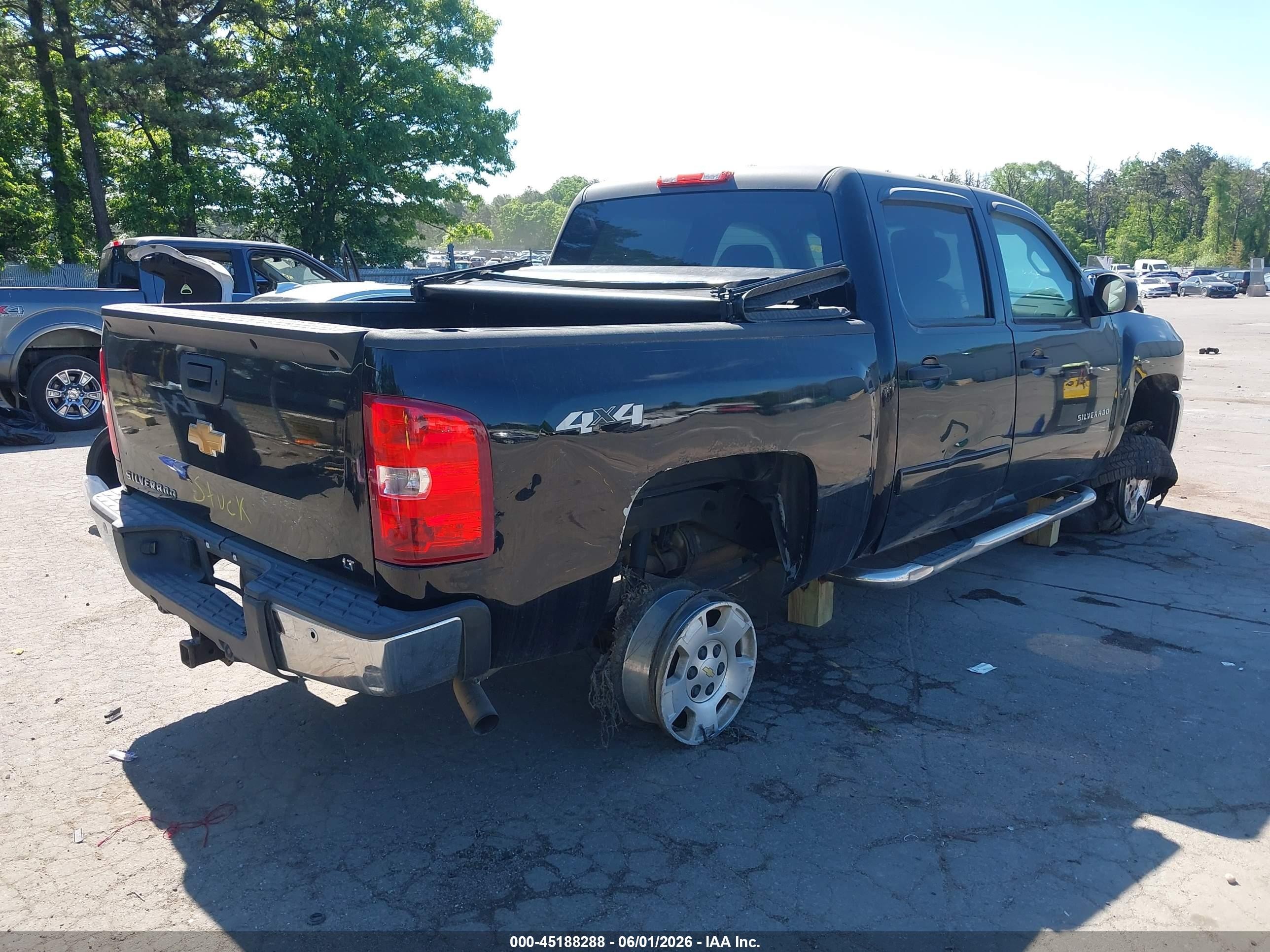 2012 Chevrolet Silverado 1500 Lt Black vin: 1GCPKSE78CF236035
