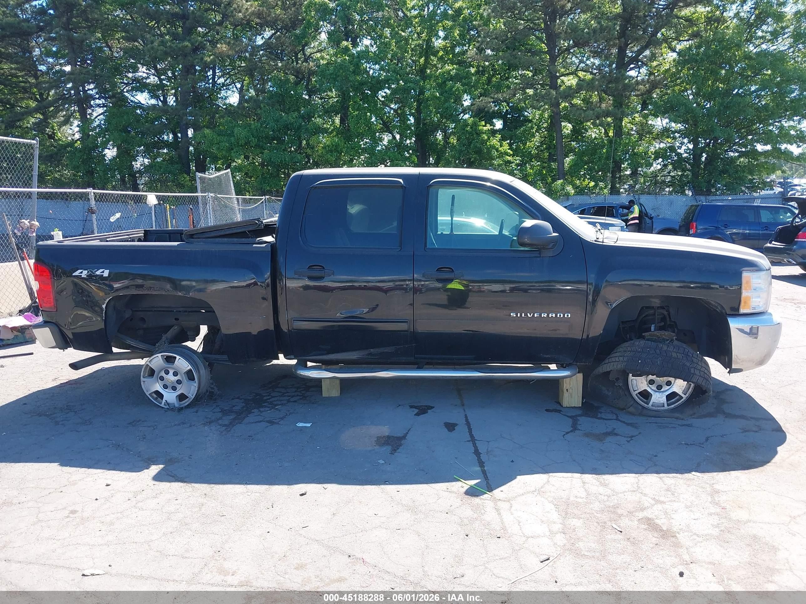 2012 Chevrolet Silverado 1500 Lt Black vin: 1GCPKSE78CF236035