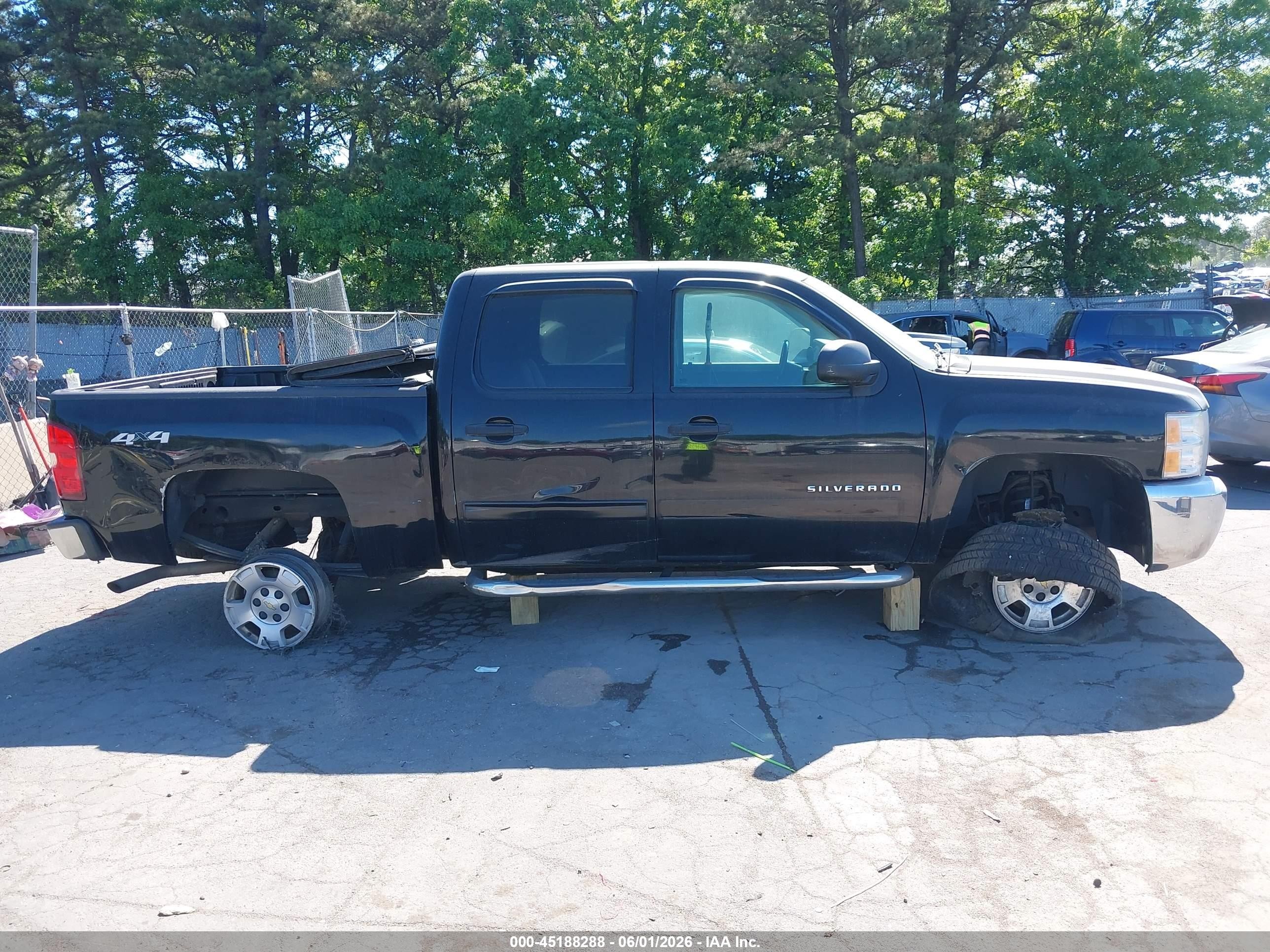 2012 Chevrolet Silverado 1500 Lt Black vin: 1GCPKSE78CF236035