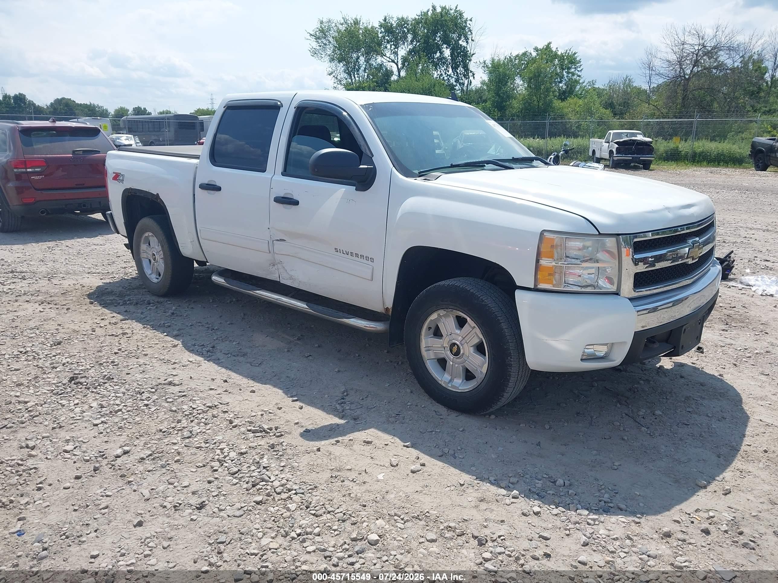 2012 Chevrolet Silverado 1500 Lt Белый vin: 1GCPKSE79CF120178