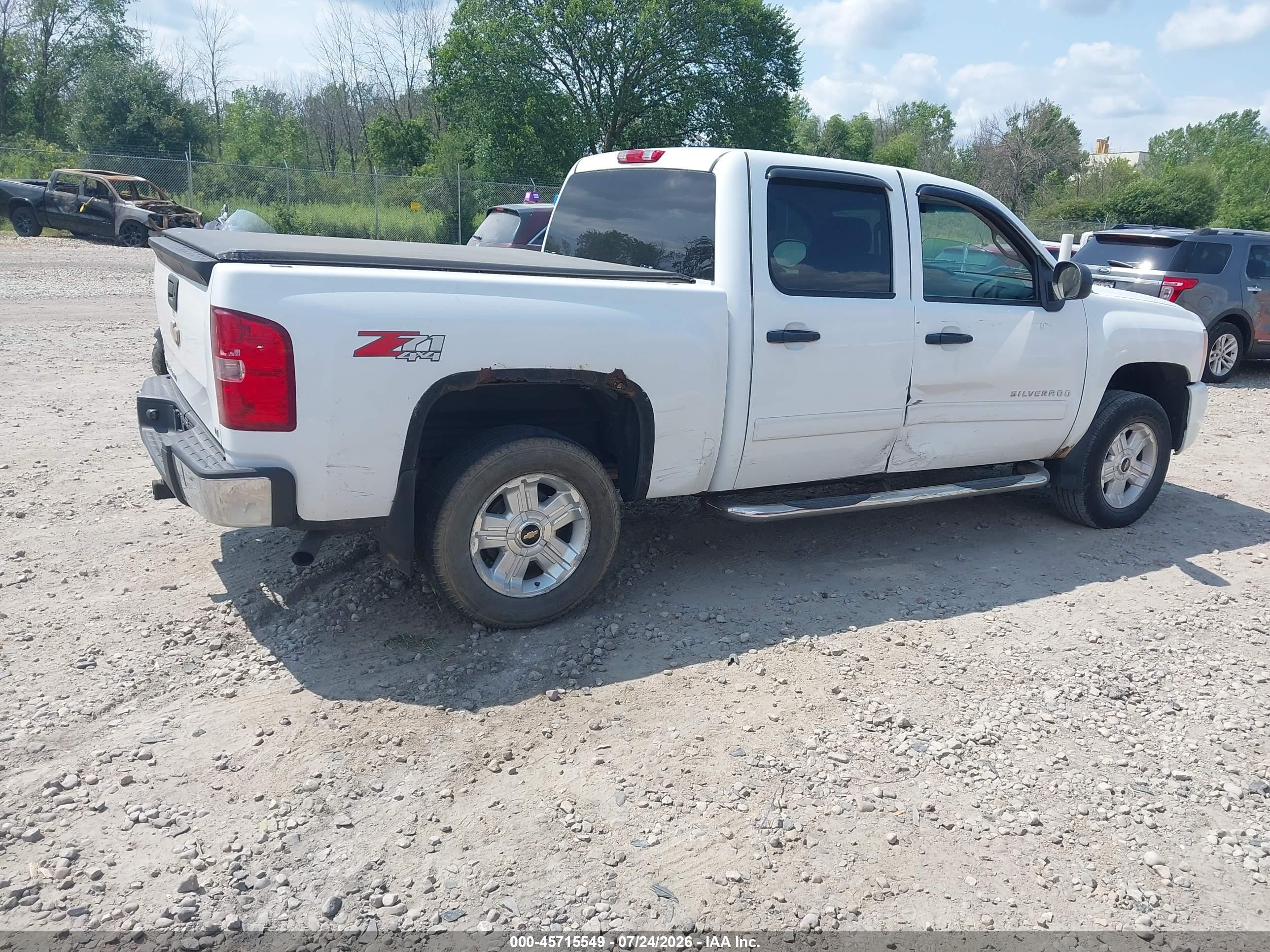 2012 Chevrolet Silverado 1500 Lt White vin: 1GCPKSE79CF120178