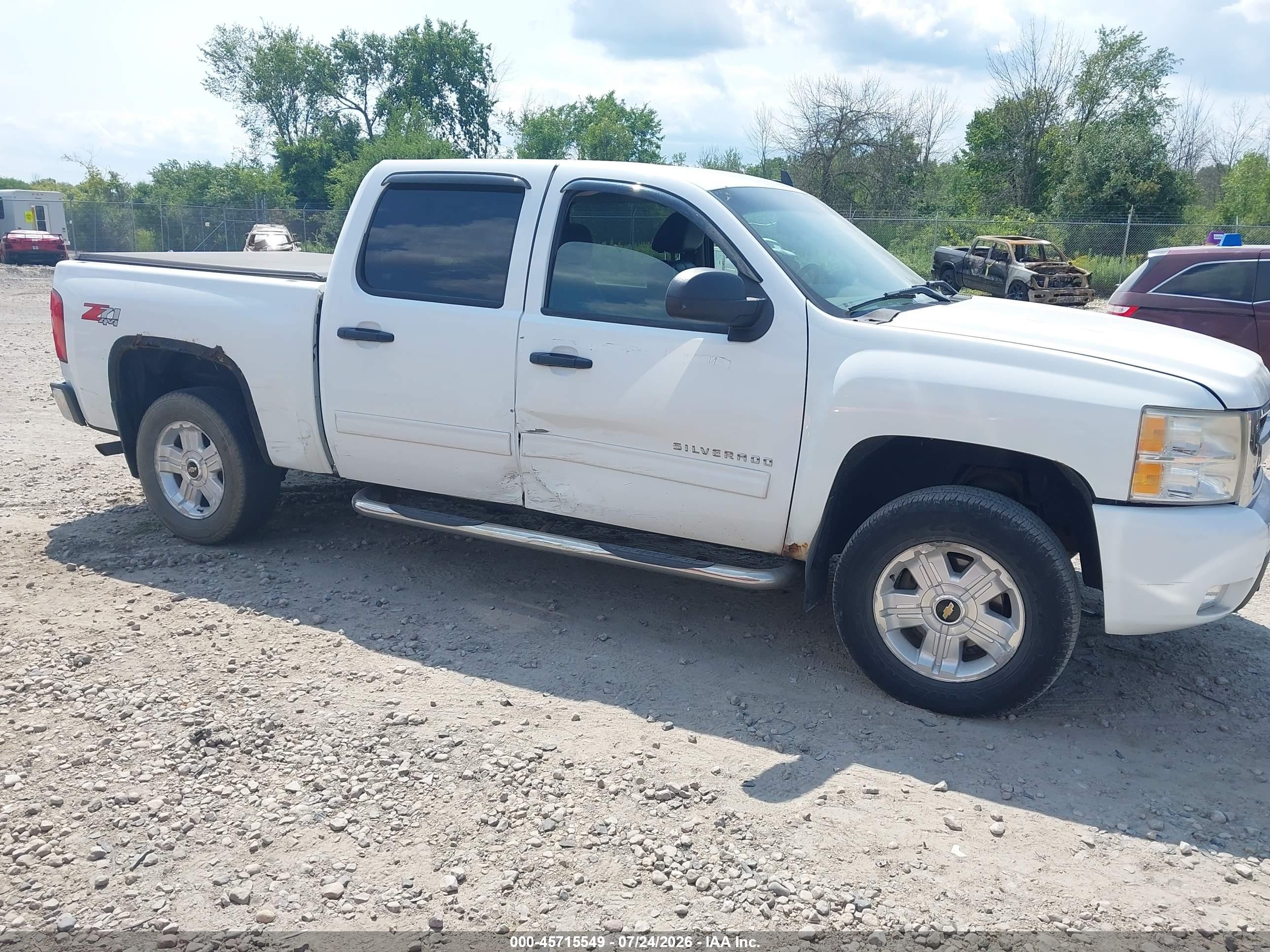 2012 Chevrolet Silverado 1500 Lt White vin: 1GCPKSE79CF120178