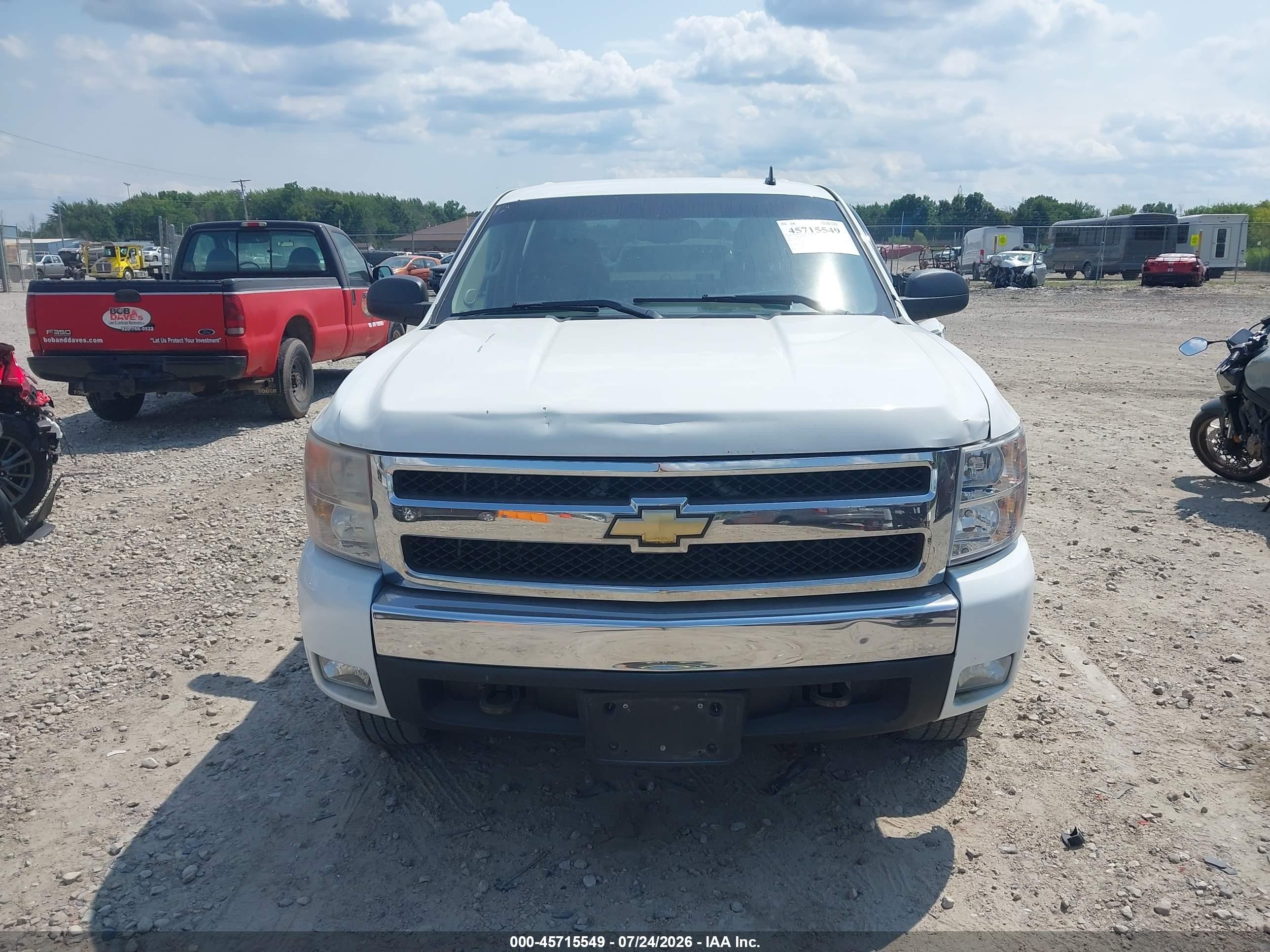 2012 Chevrolet Silverado 1500 Lt White vin: 1GCPKSE79CF120178