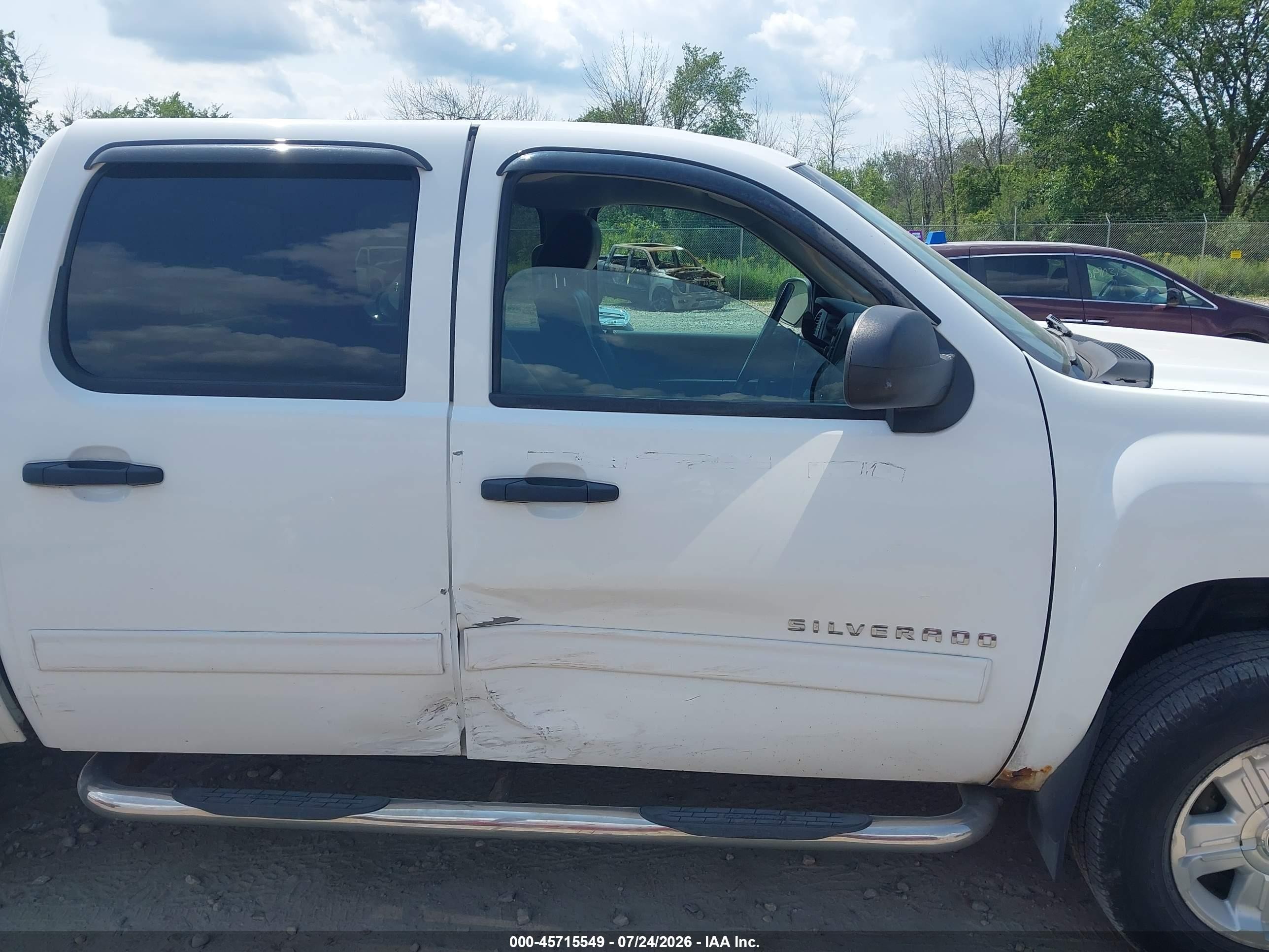 2012 Chevrolet Silverado 1500 Lt White vin: 1GCPKSE79CF120178