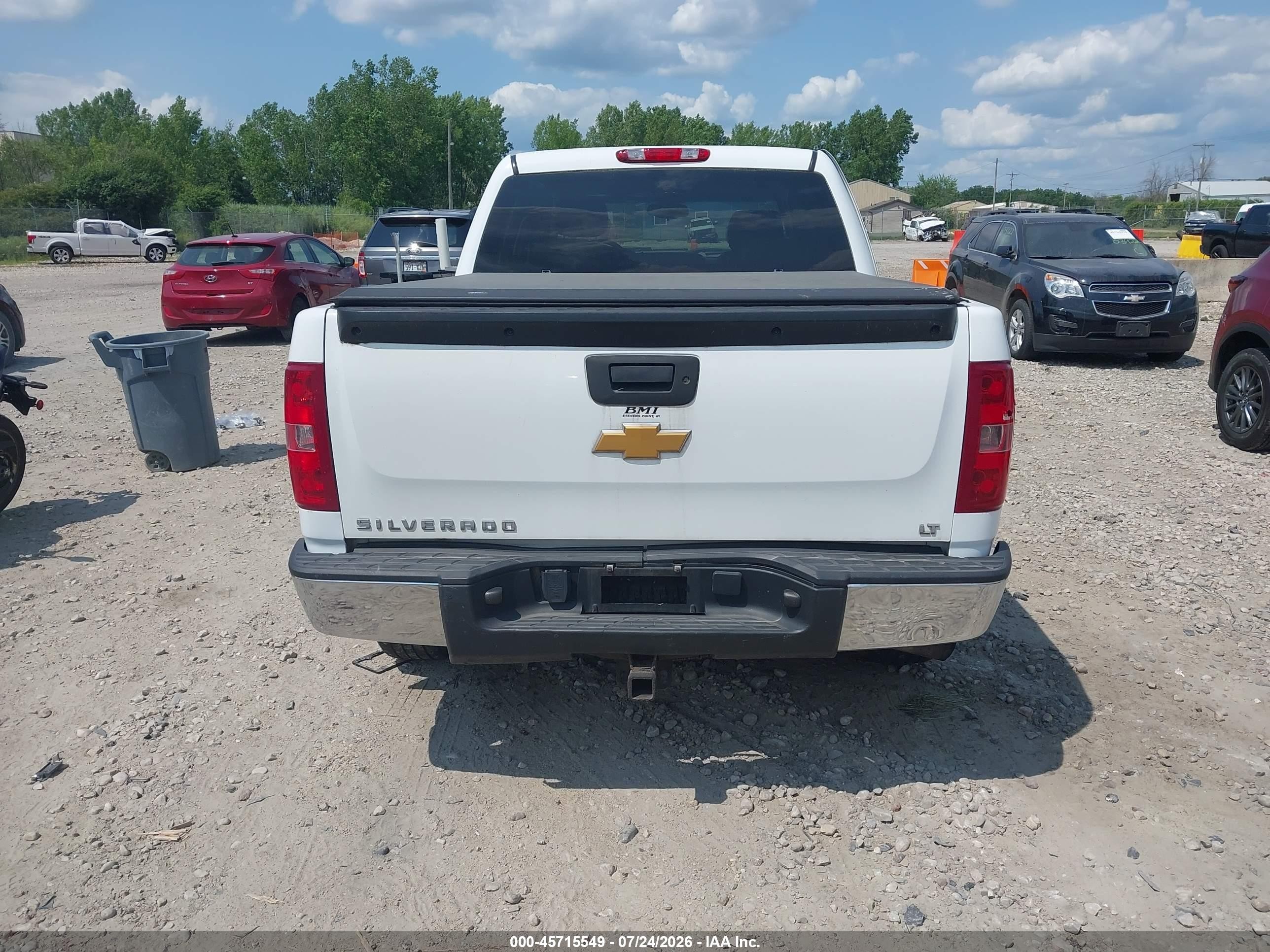 2012 Chevrolet Silverado 1500 Lt White vin: 1GCPKSE79CF120178