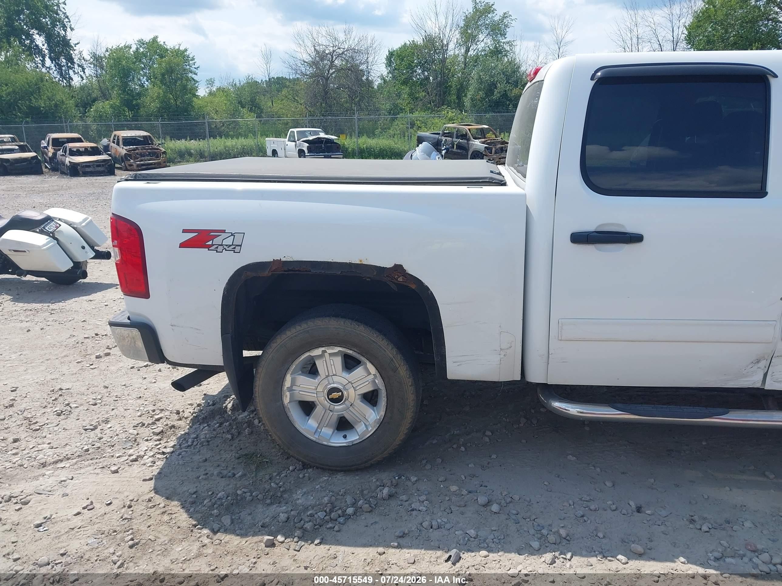 2012 Chevrolet Silverado 1500 Lt White vin: 1GCPKSE79CF120178