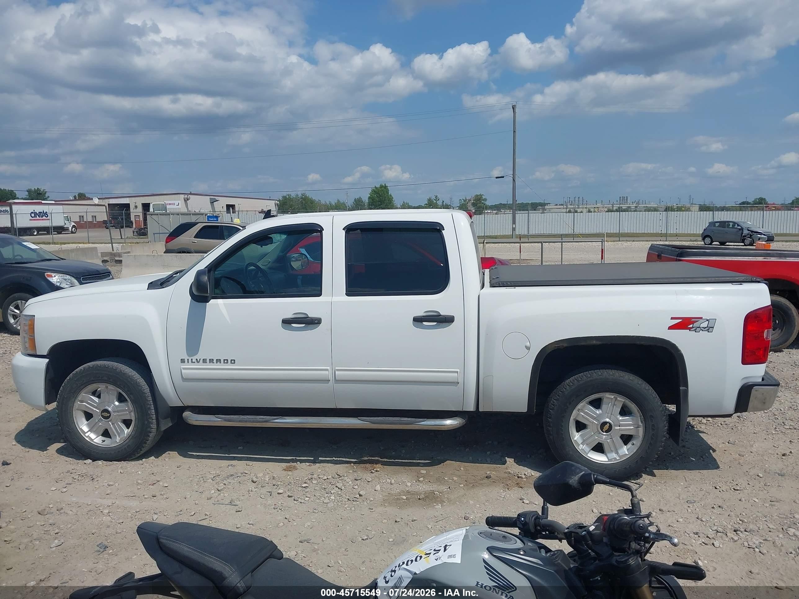 2012 Chevrolet Silverado 1500 Lt White vin: 1GCPKSE79CF120178