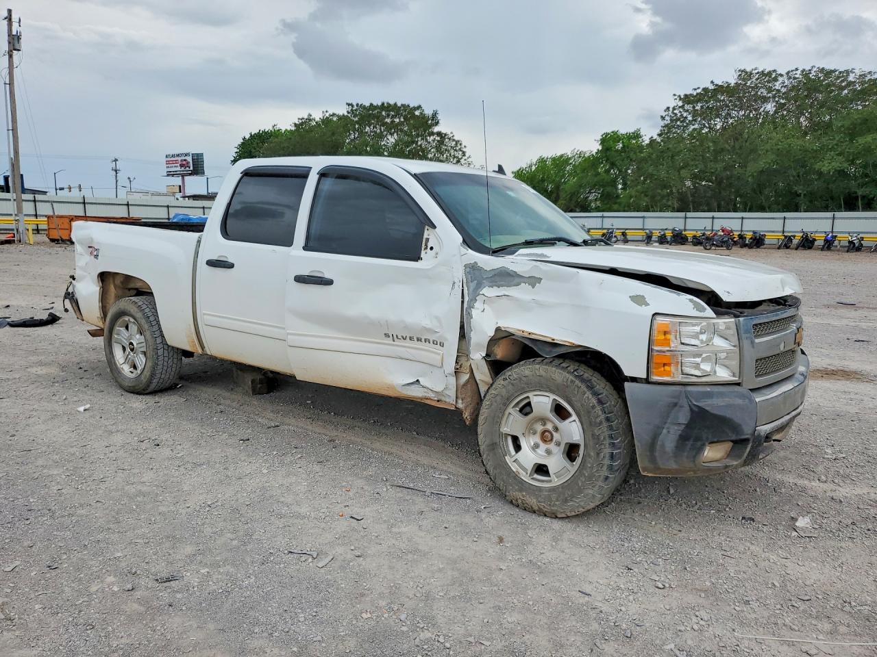 2012 Chevrolet Silverado K1500 Lt White vin: 1GCPKSE79CF126451