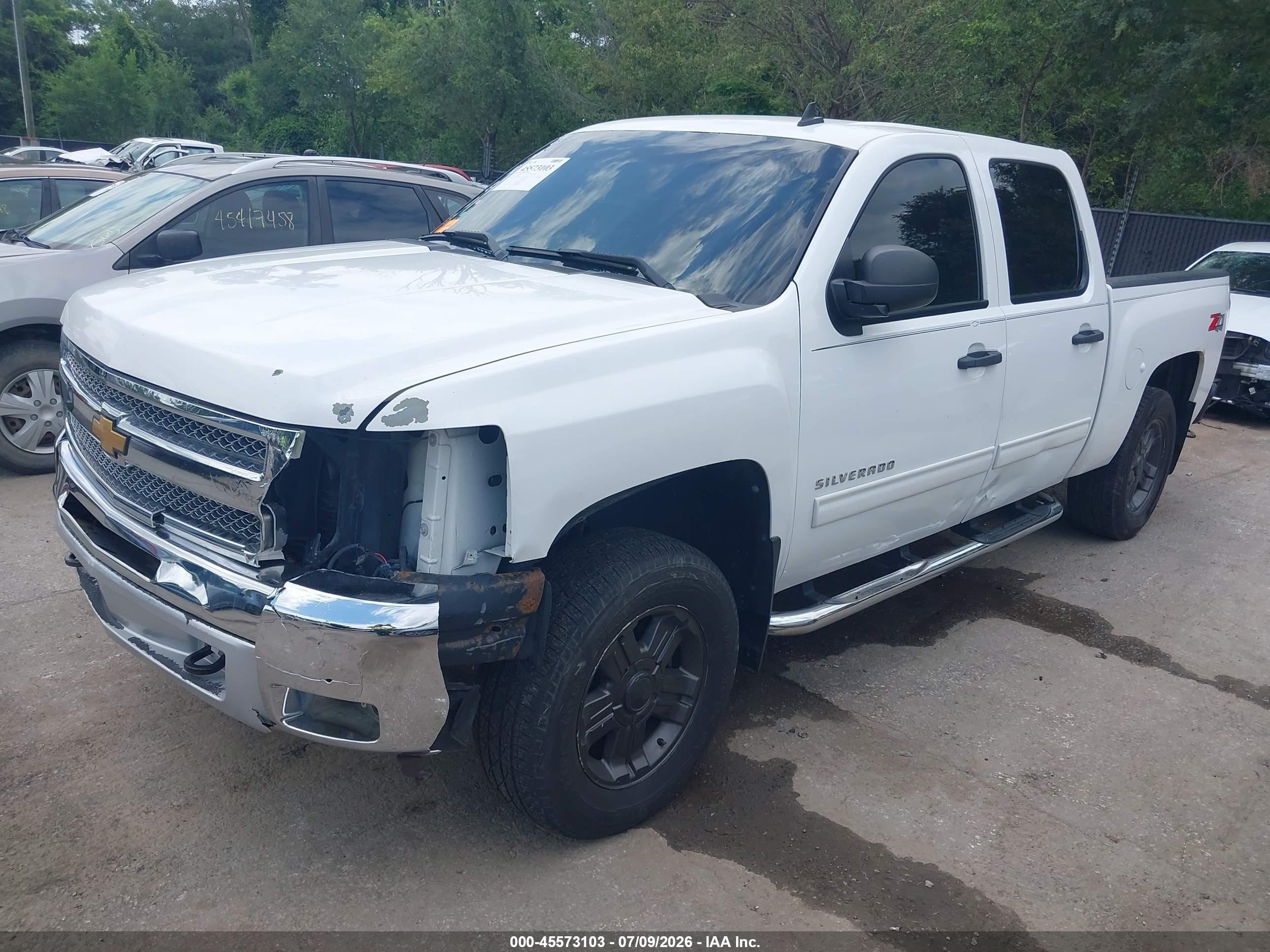 2012 Chevrolet Silverado 1500 Lt Белый vin: 1GCPKSE79CF127423