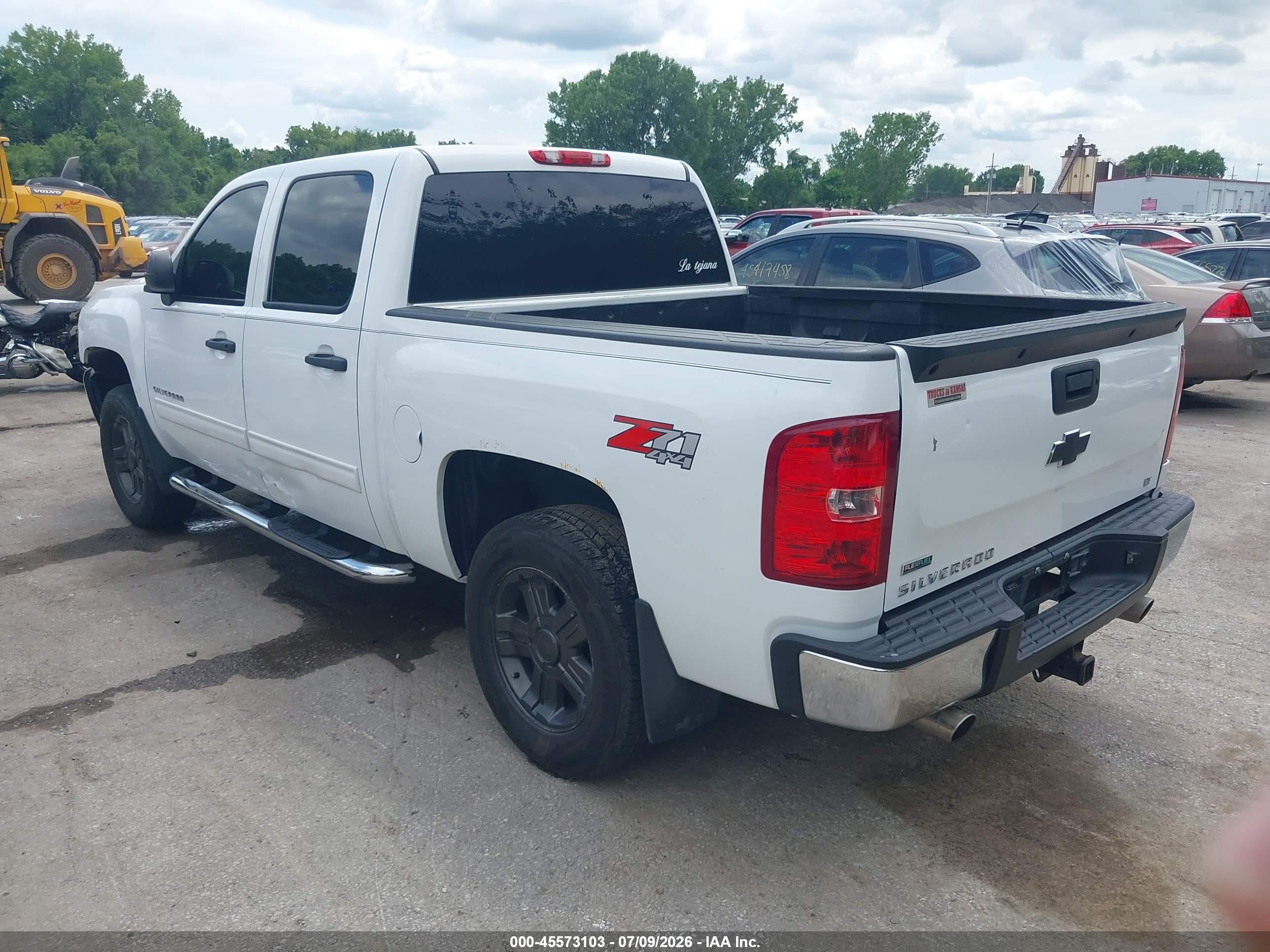 2012 Chevrolet Silverado 1500 Lt Белый vin: 1GCPKSE79CF127423