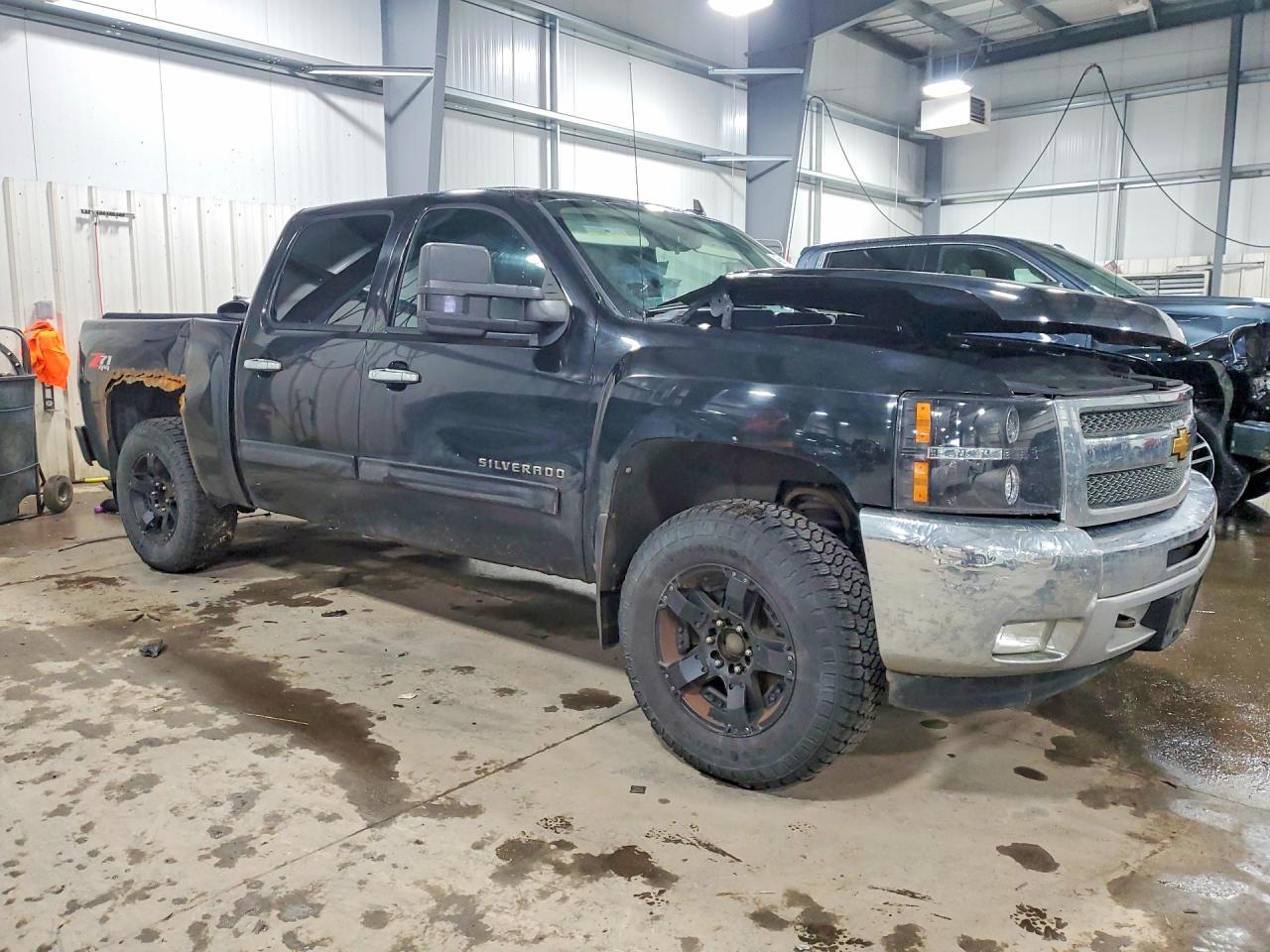 2012 Chevrolet Silverado K1500 Lt Black vin: 1GCPKSE7XCF127947