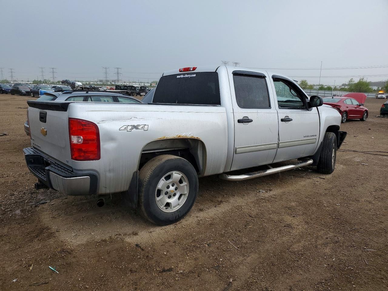 2012 Chevrolet Silverado K1500 Lt Silver vin: 1GCPKSE7XCF166912