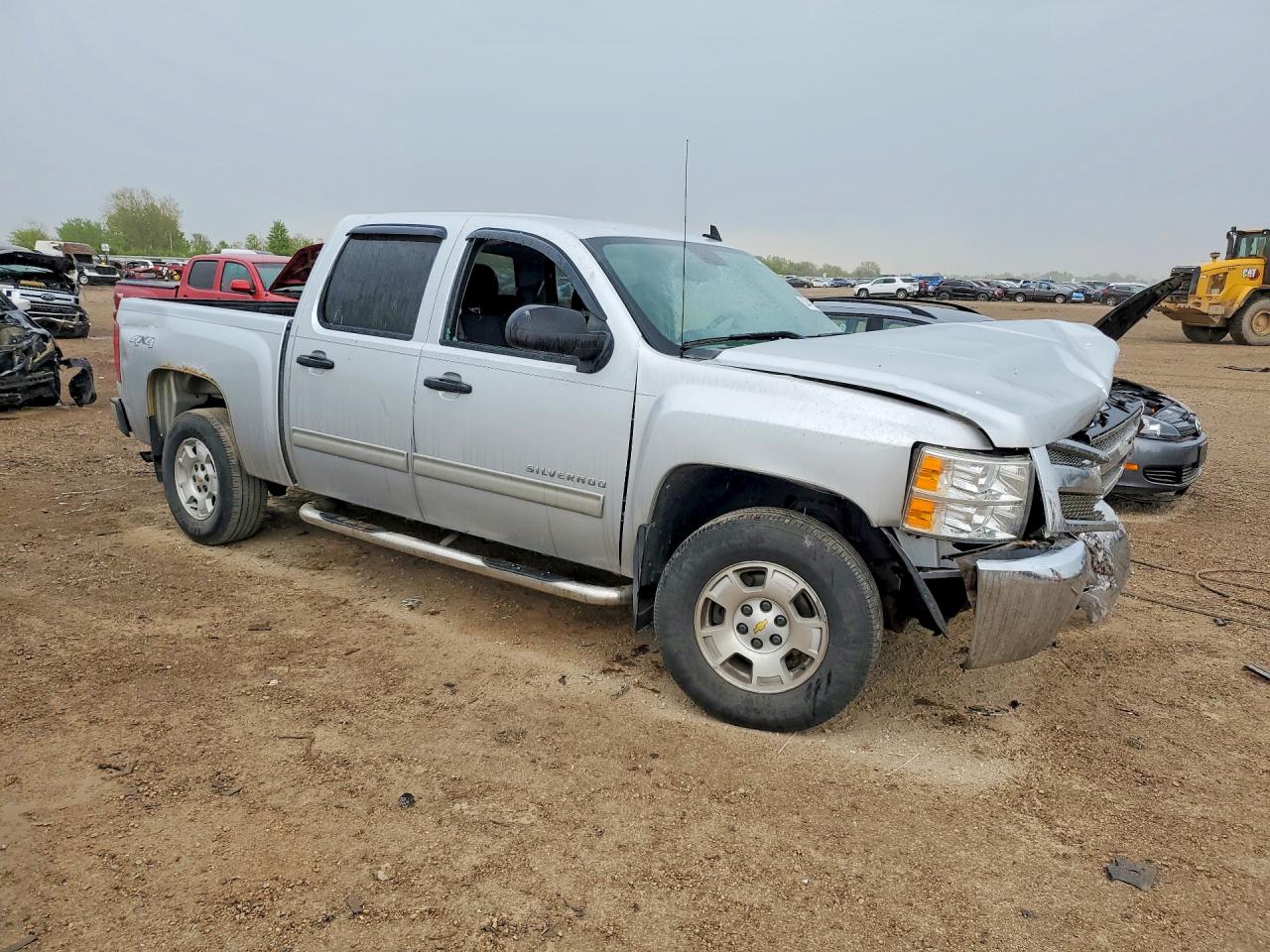 2012 Chevrolet Silverado K1500 Lt Silver vin: 1GCPKSE7XCF166912
