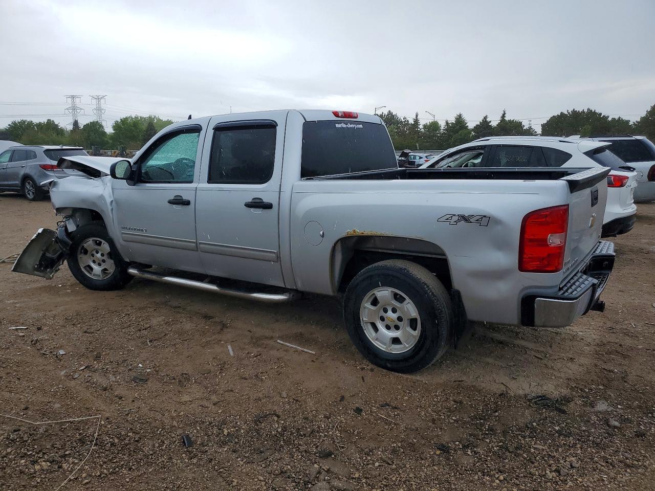 2012 Chevrolet Silverado K1500 Lt Silver vin: 1GCPKSE7XCF166912