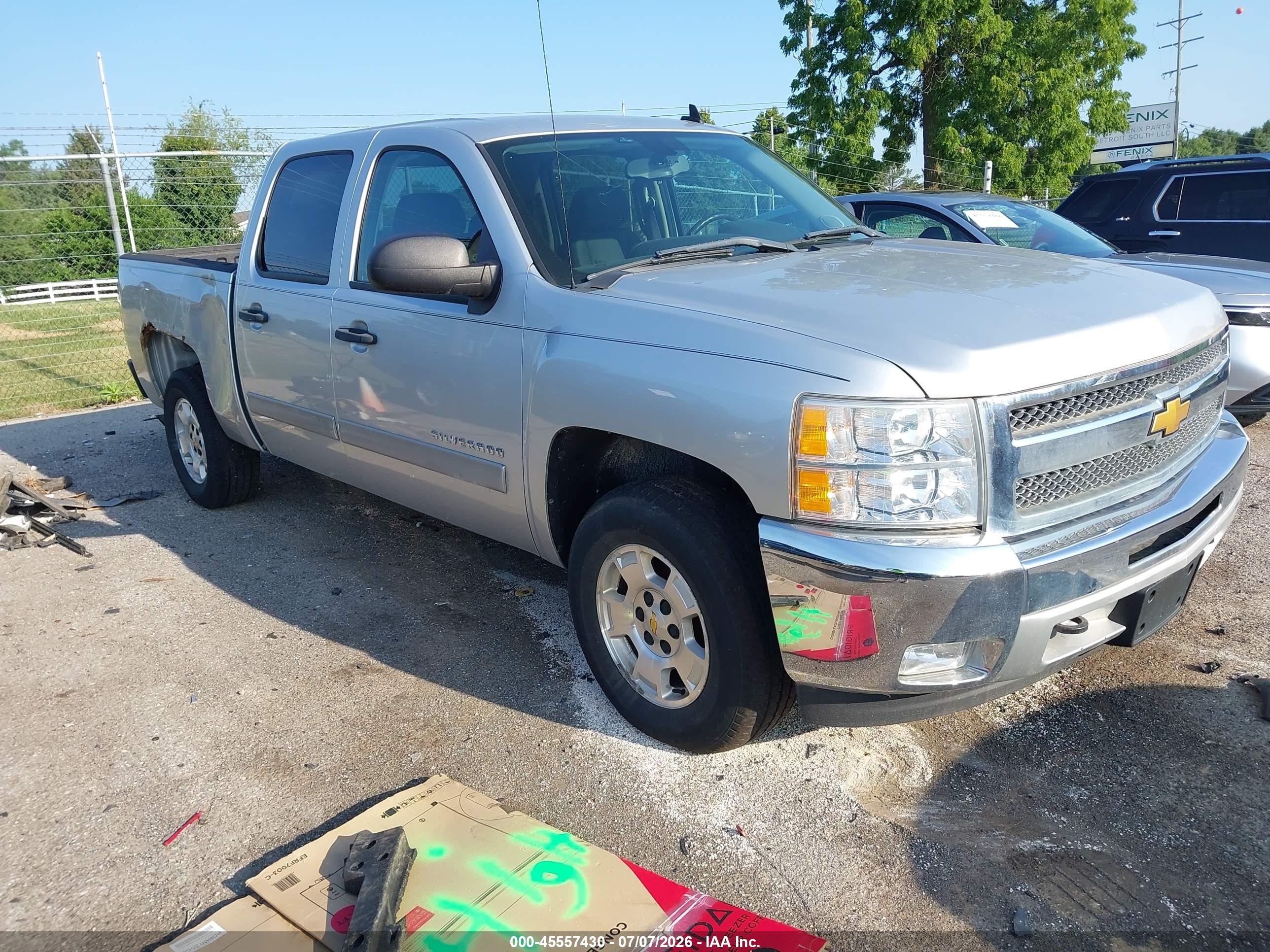 2012 Chevrolet Silverado 1500 Lt Серебряный vin: 1GCPKSE7XCF232181