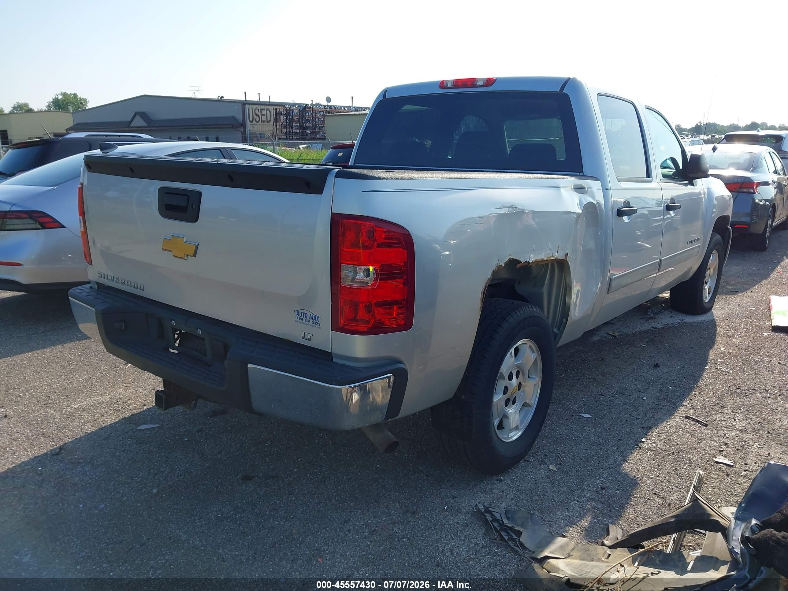 2012 Chevrolet Silverado 1500 Lt Серебряный vin: 1GCPKSE7XCF232181