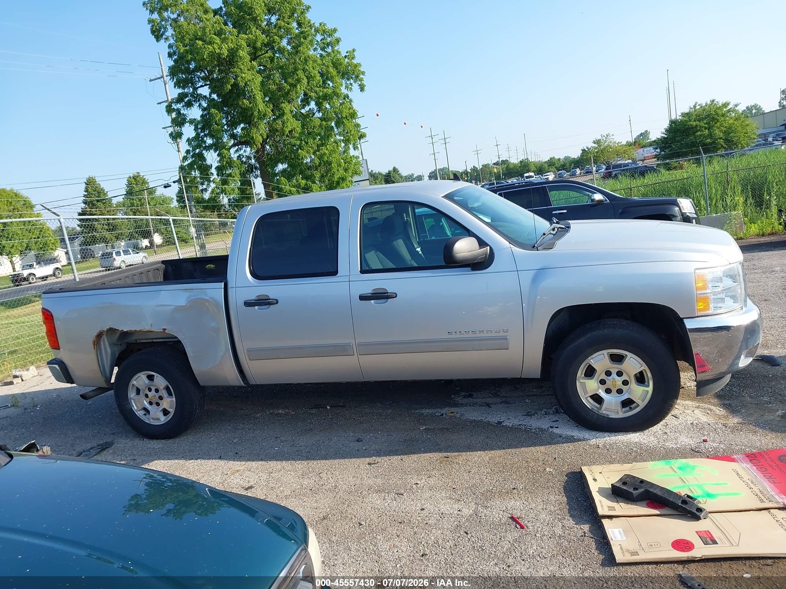 2012 Chevrolet Silverado 1500 Lt Серебряный vin: 1GCPKSE7XCF232181