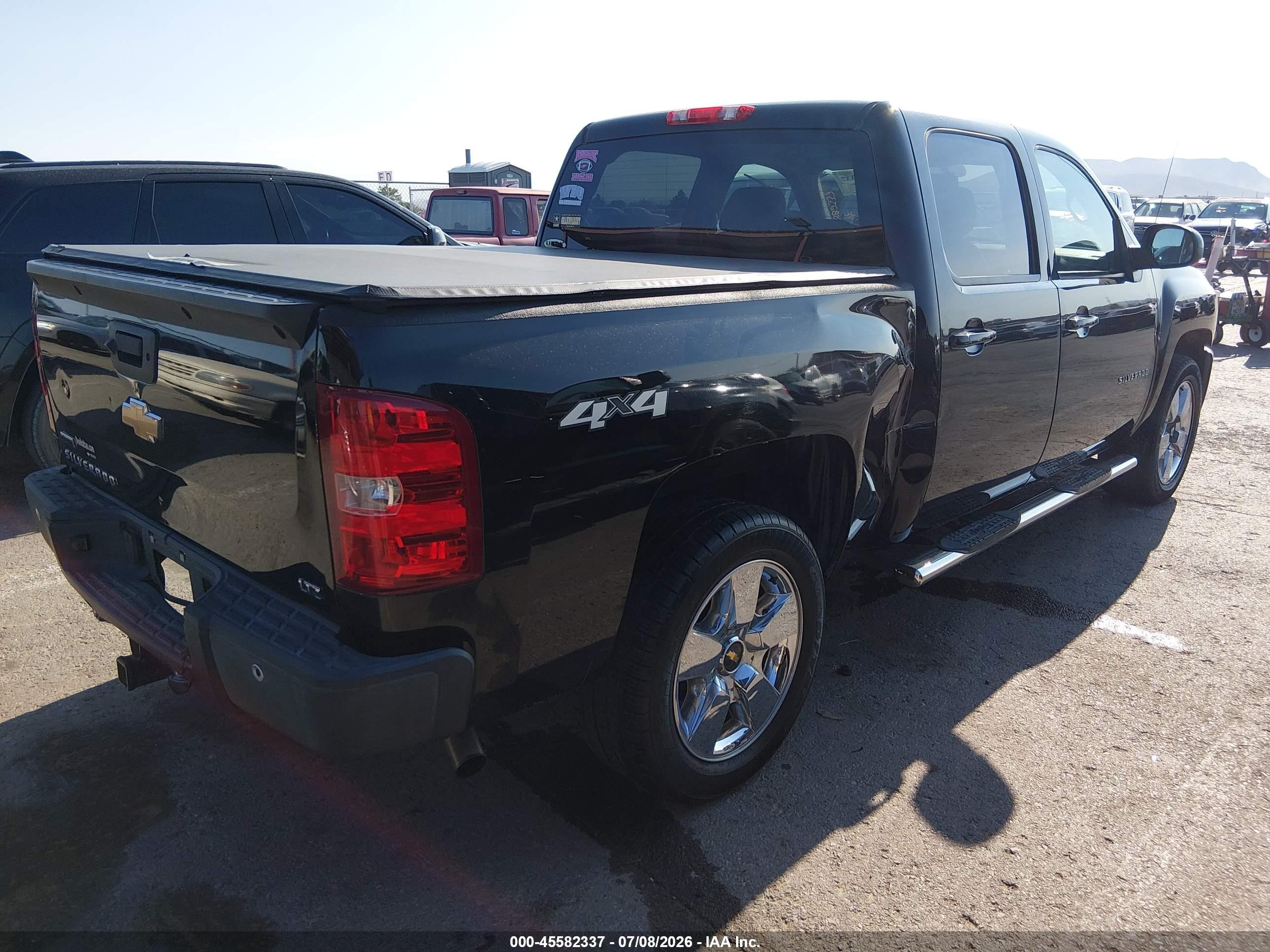 2011 Chevrolet Silverado 1500 Ltz Black vin: 1GCPKTE30BF263635