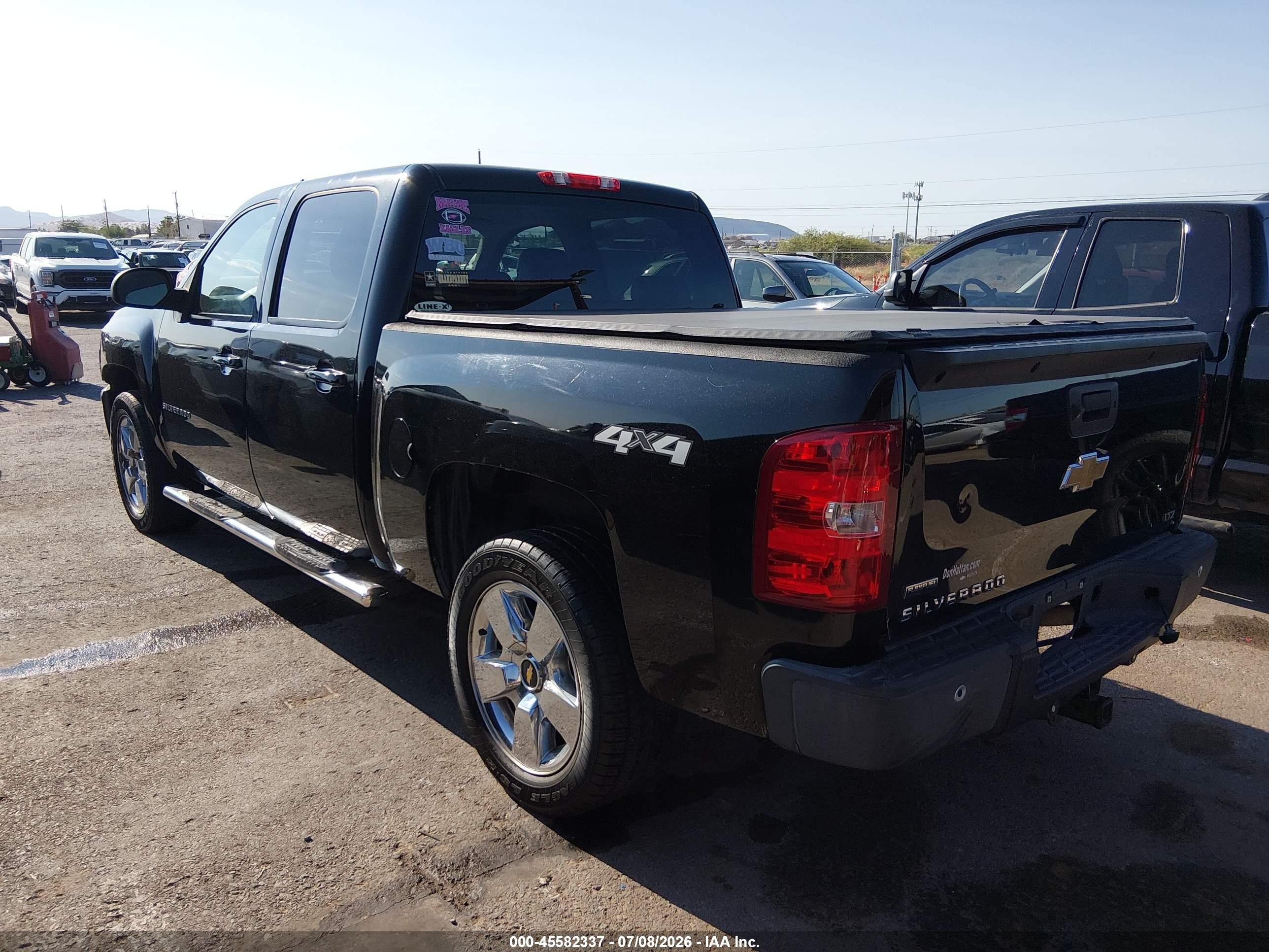 2011 Chevrolet Silverado 1500 Ltz Black vin: 1GCPKTE30BF263635