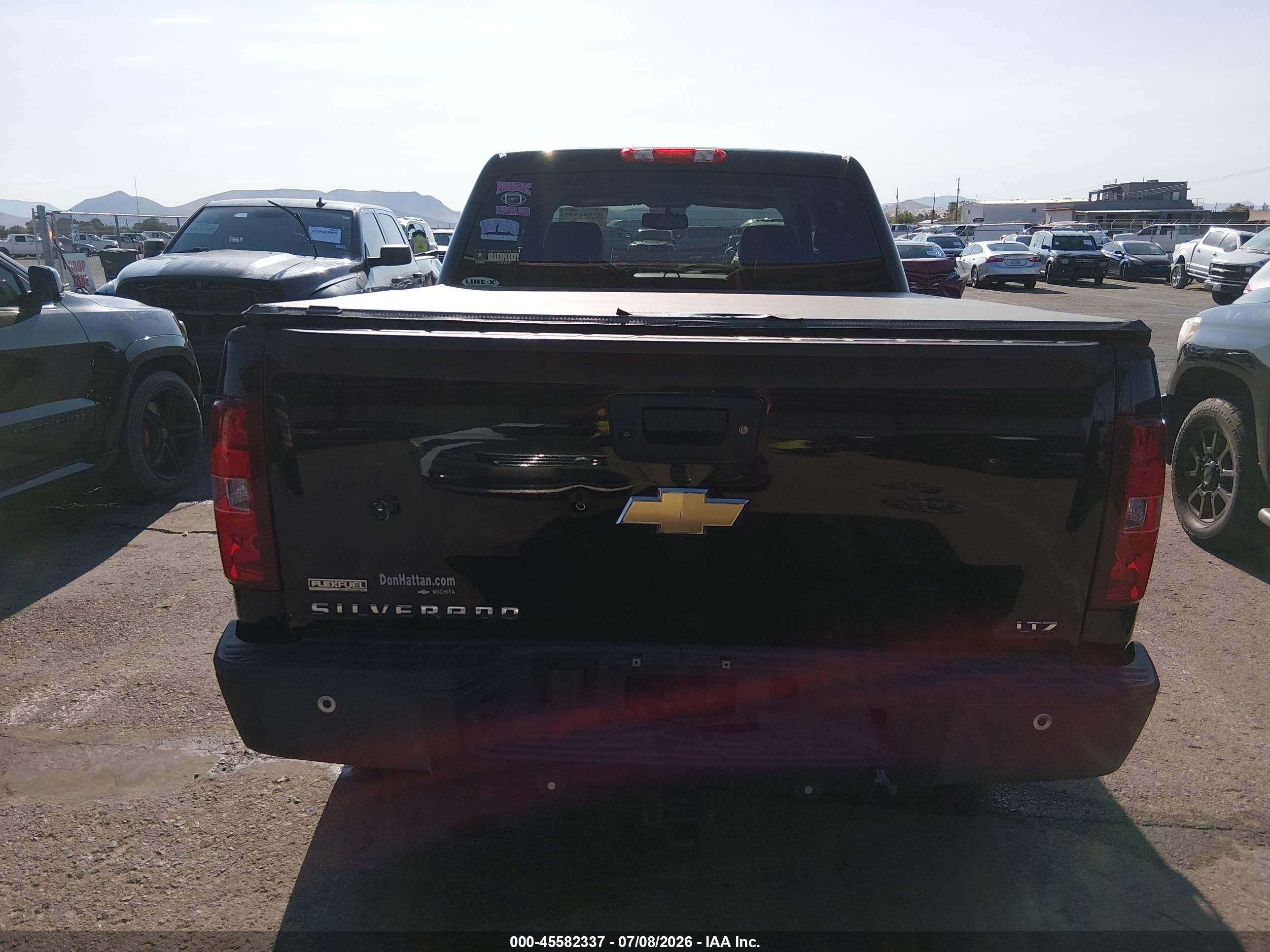 2011 Chevrolet Silverado 1500 Ltz Black vin: 1GCPKTE30BF263635