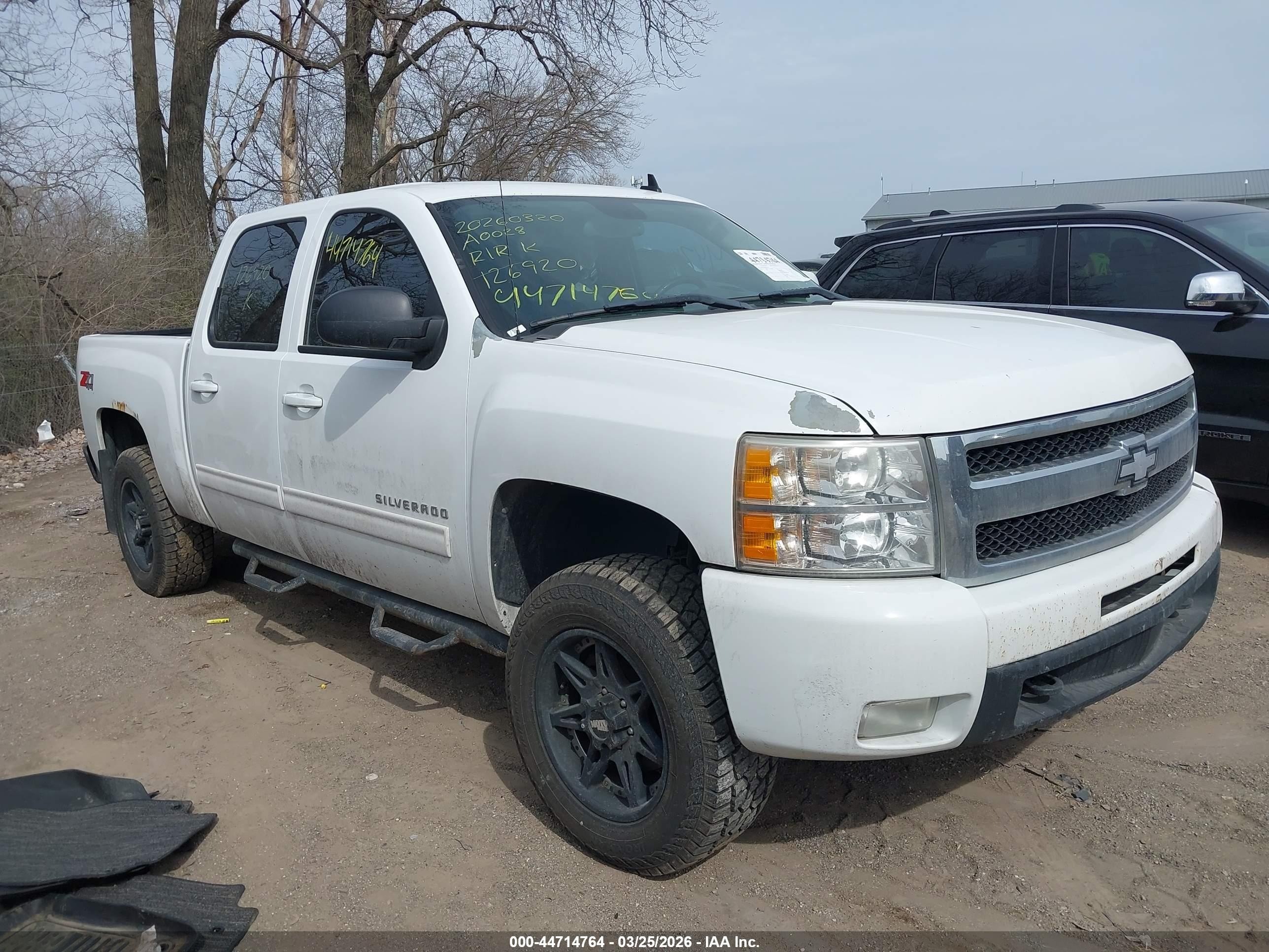 2011 Chevrolet Silverado 1500 Ltz White vin: 1GCPKTE35BF126920