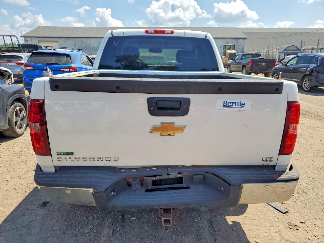 2011 Chevrolet Silverado K1500 Ltz White vin: 1GCPKTE38BF167235