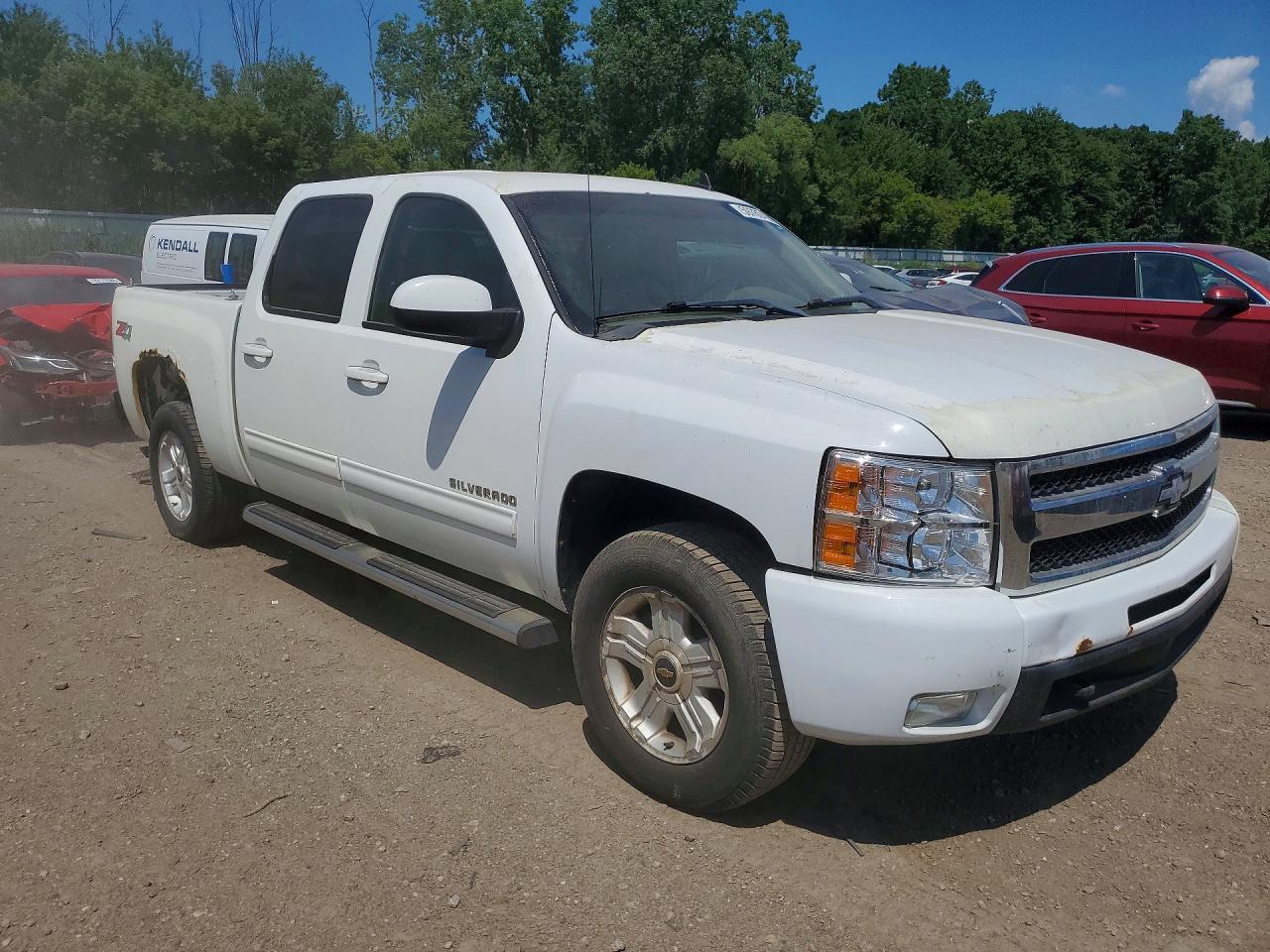 2011 Chevrolet Silverado K1500 Ltz White vin: 1GCPKTE38BF167235