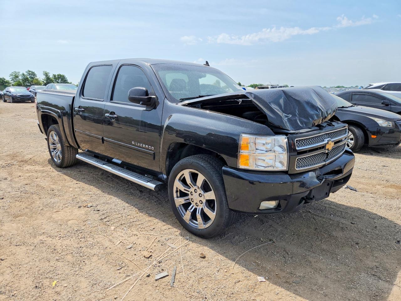 2012 Chevrolet Silverado K1500 Ltz Black vin: 1GCPKTE75CF205802