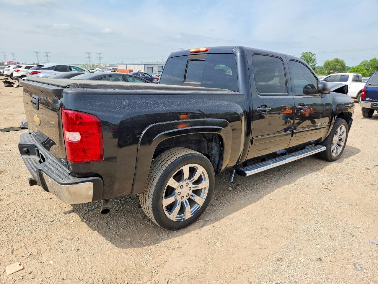 2012 Chevrolet Silverado K1500 Ltz Black vin: 1GCPKTE75CF205802