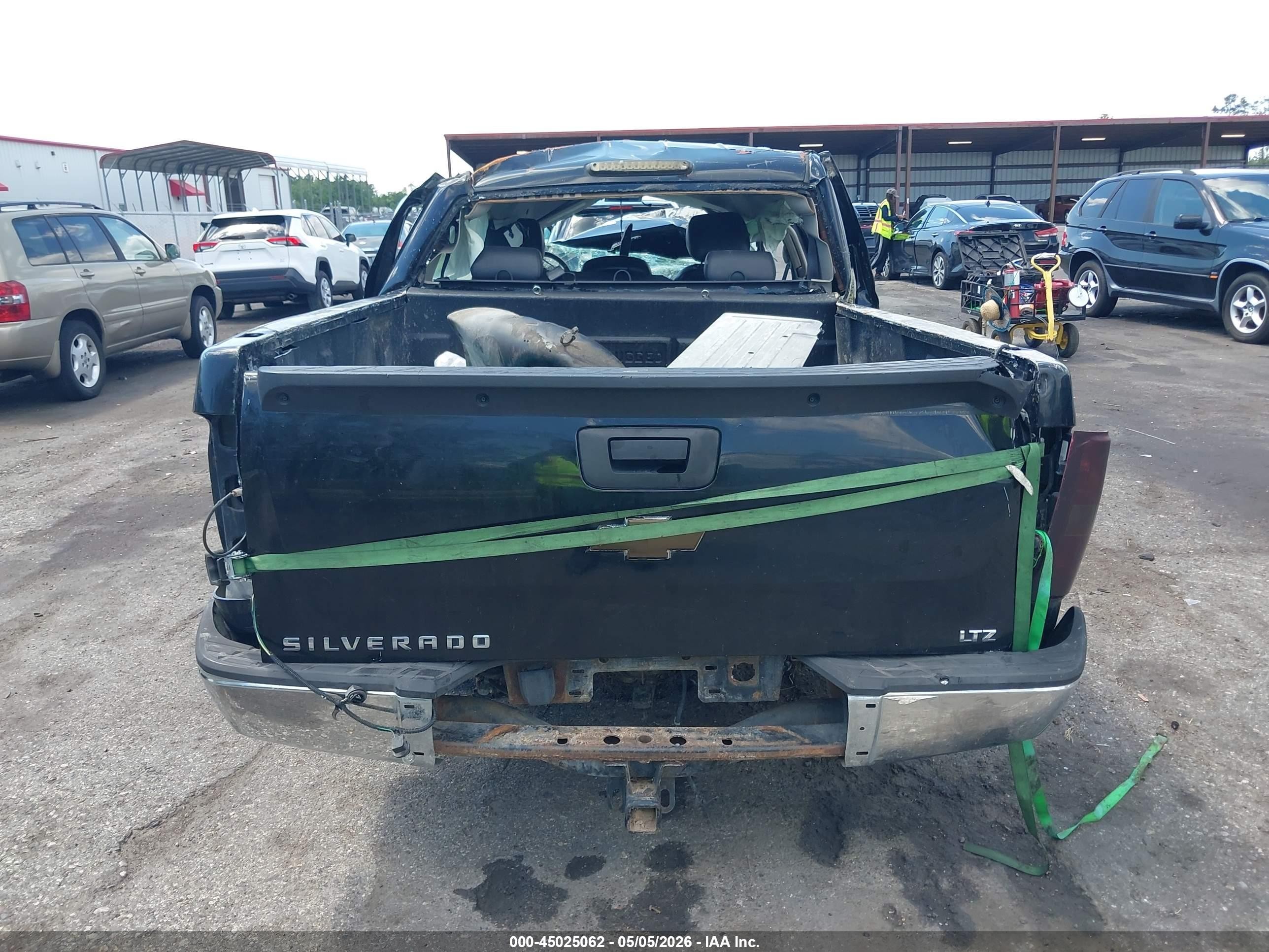2012 Chevrolet Silverado 1500 Ltz Black vin: 1GCPKTE77CF238977