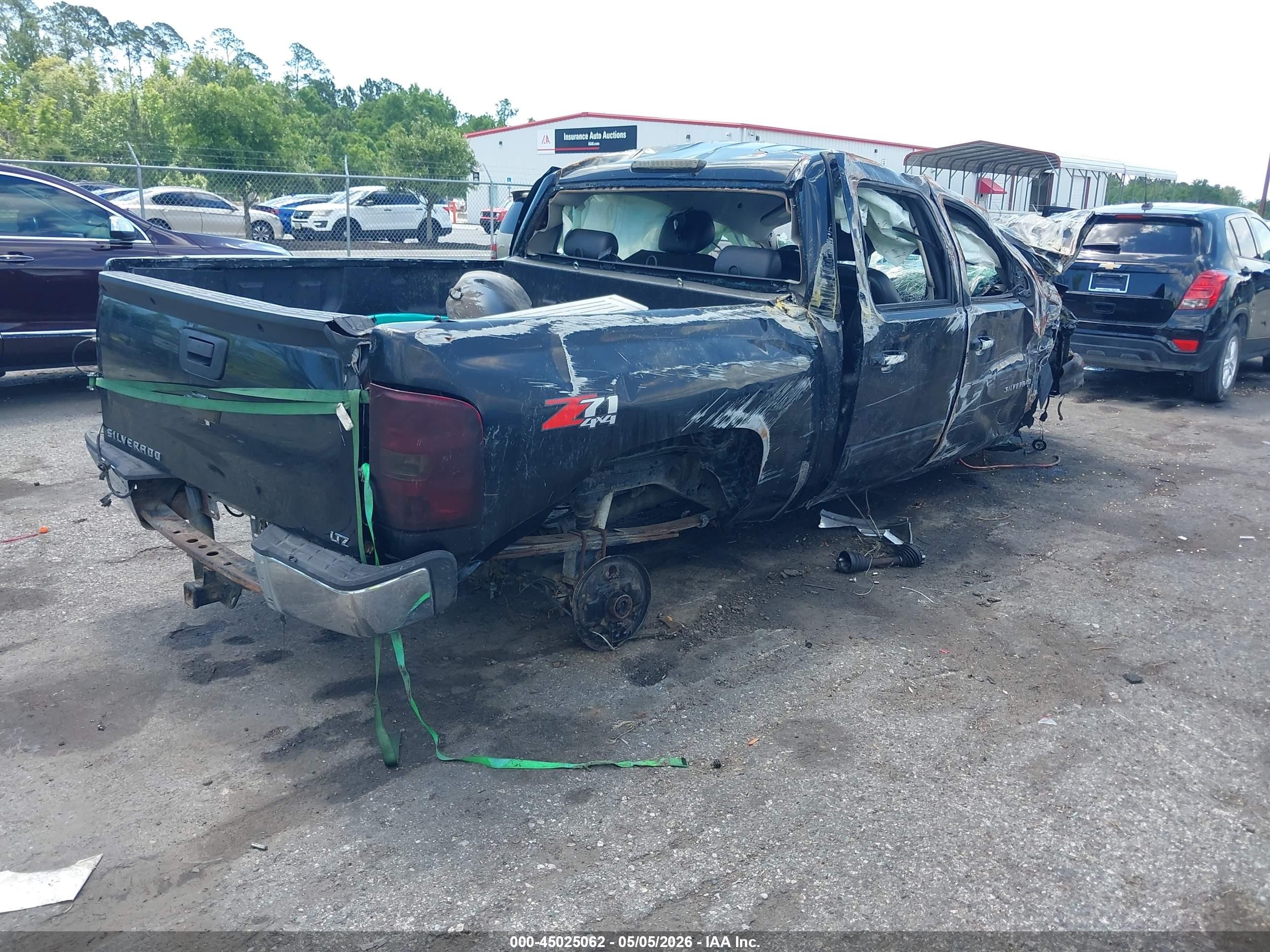 2012 Chevrolet Silverado 1500 Ltz Black vin: 1GCPKTE77CF238977