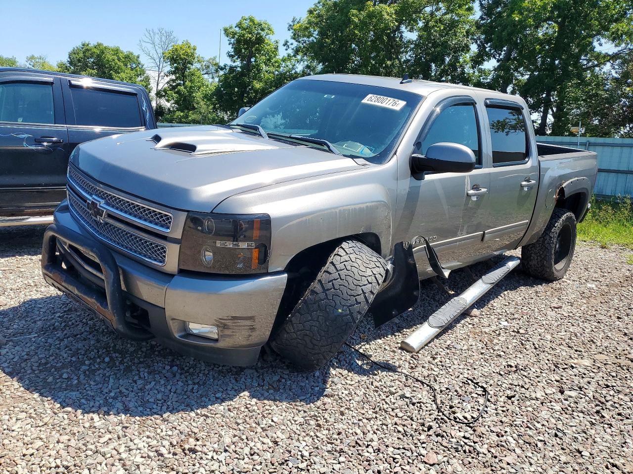 2012 Chevrolet Silverado K1500 Ltz Silver vin: 1GCPKTE7XCF181173