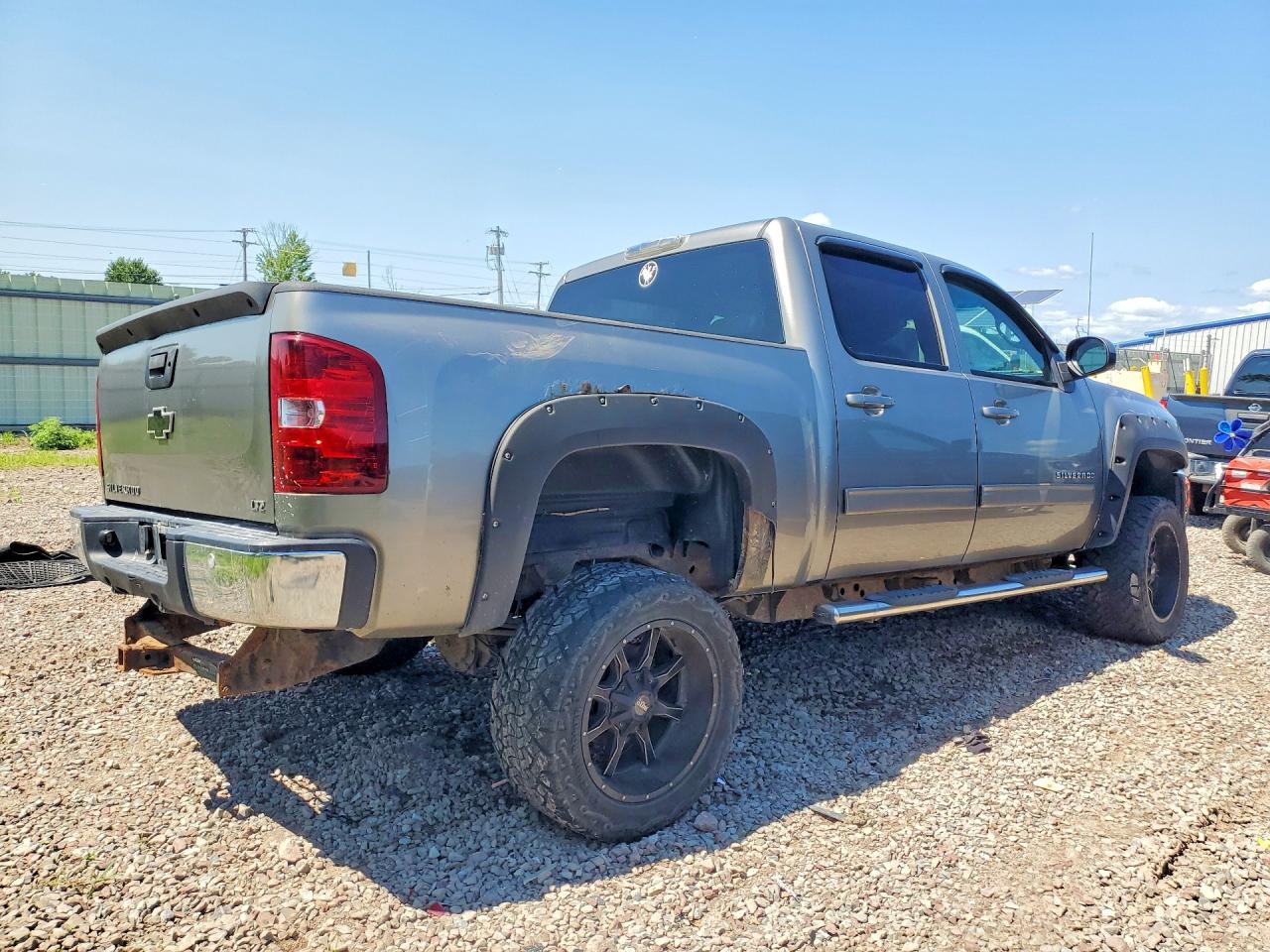 2012 Chevrolet Silverado K1500 Ltz Silver vin: 1GCPKTE7XCF181173