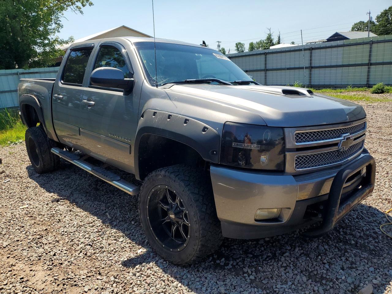 2012 Chevrolet Silverado K1500 Ltz Silver vin: 1GCPKTE7XCF181173