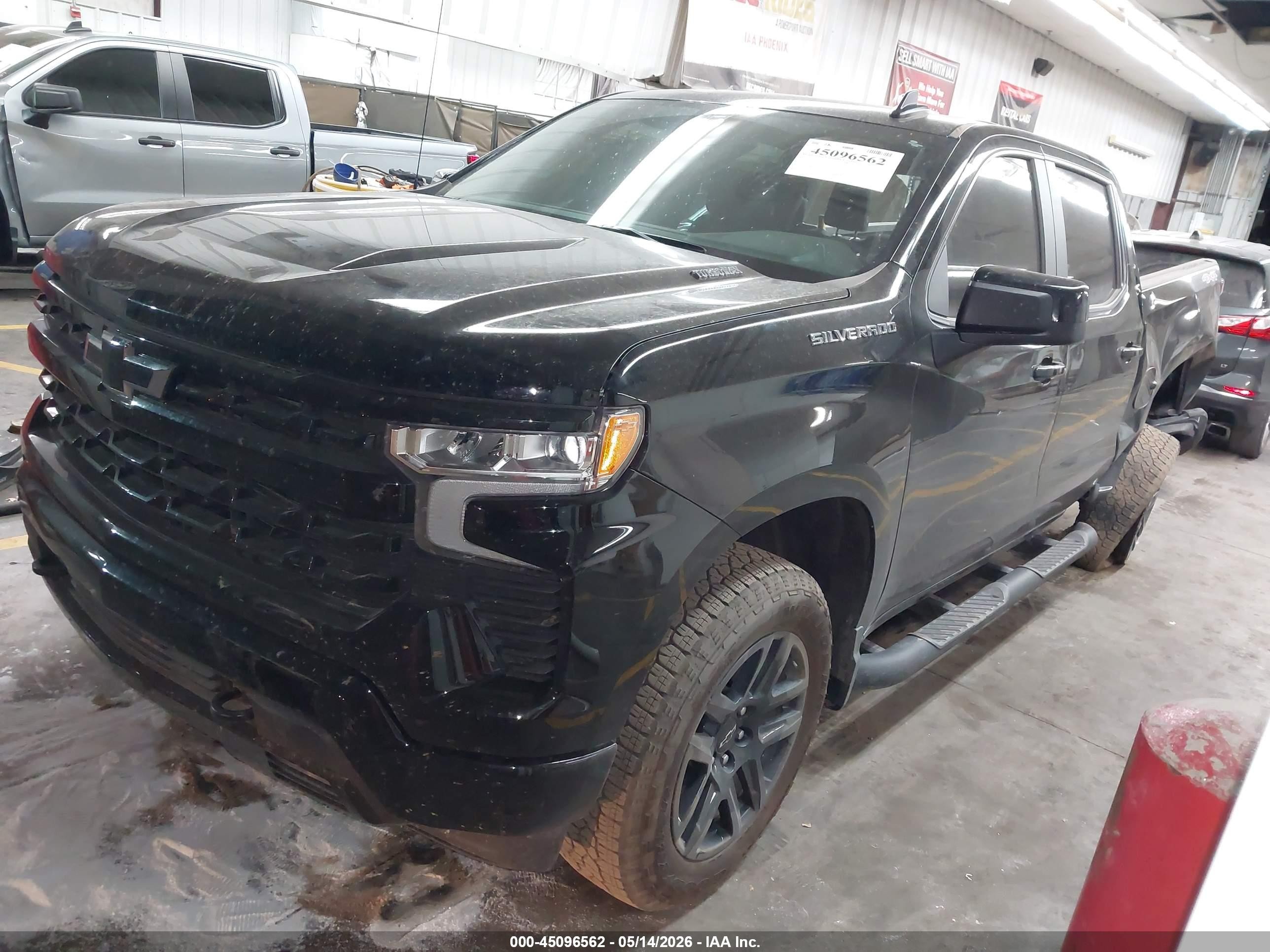 2026 Chevrolet Silverado 1500 4wd  Short Bed Rst Black vin: 1GCPKWEKXTZ174938