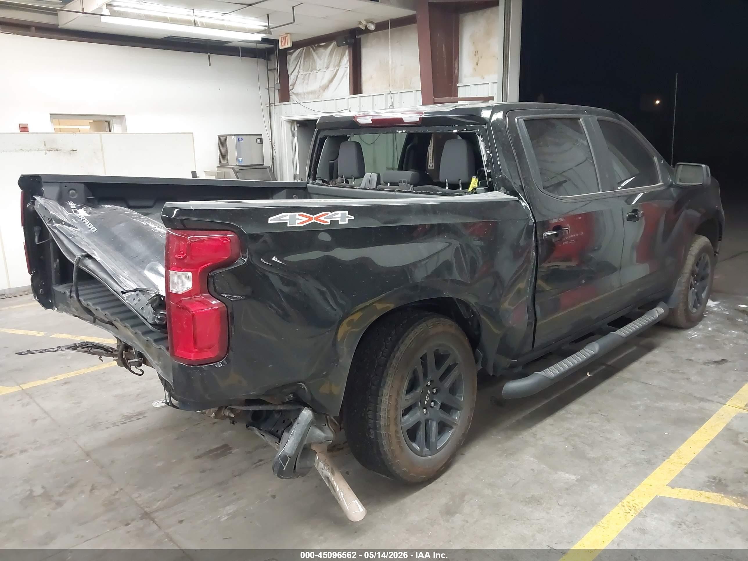 2026 Chevrolet Silverado 1500 4wd  Short Bed Rst Black vin: 1GCPKWEKXTZ174938