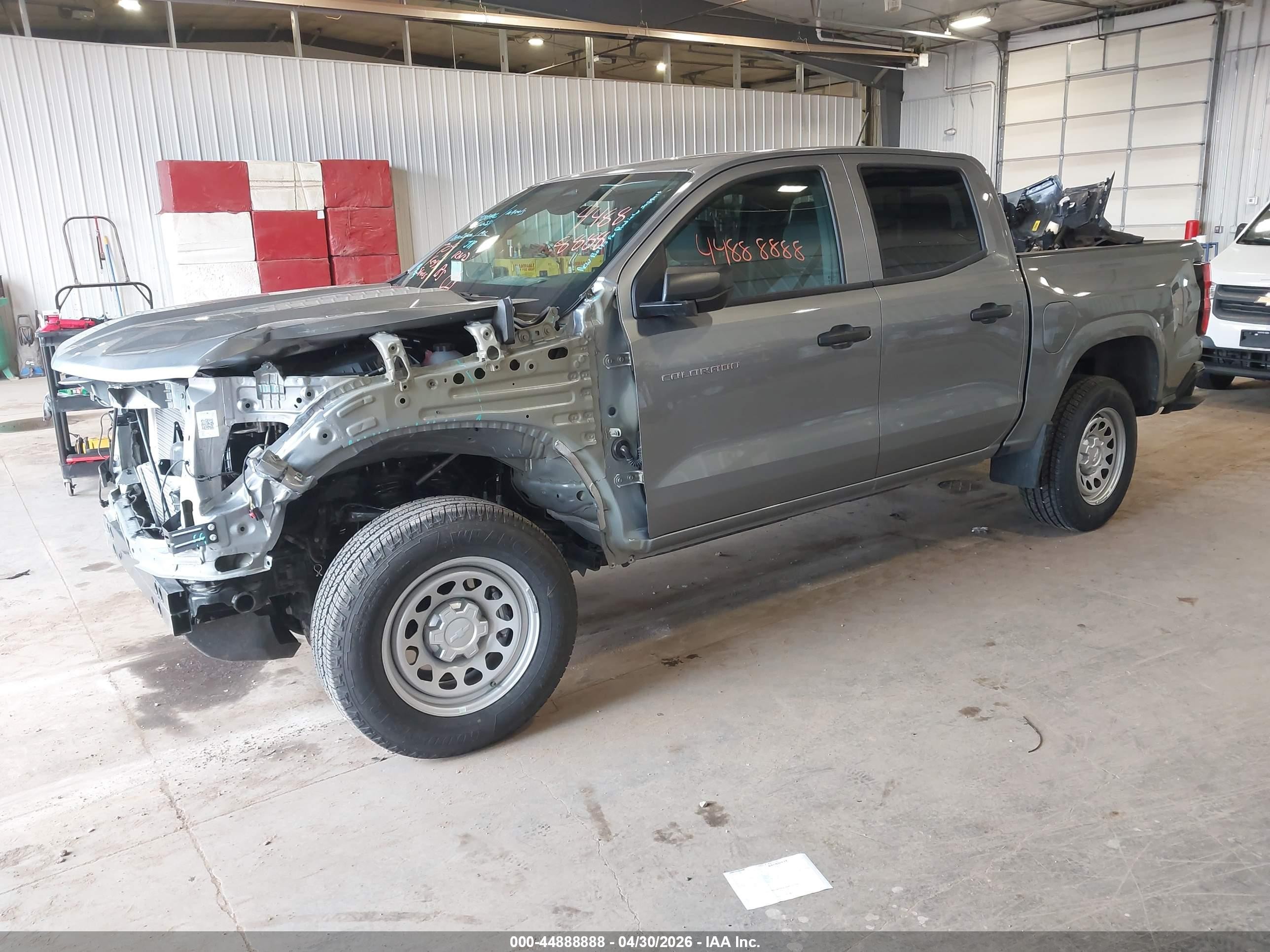 2026 Chevrolet Colorado Wt, Rwd Серый vin: 1GCPSBEK1T1167299