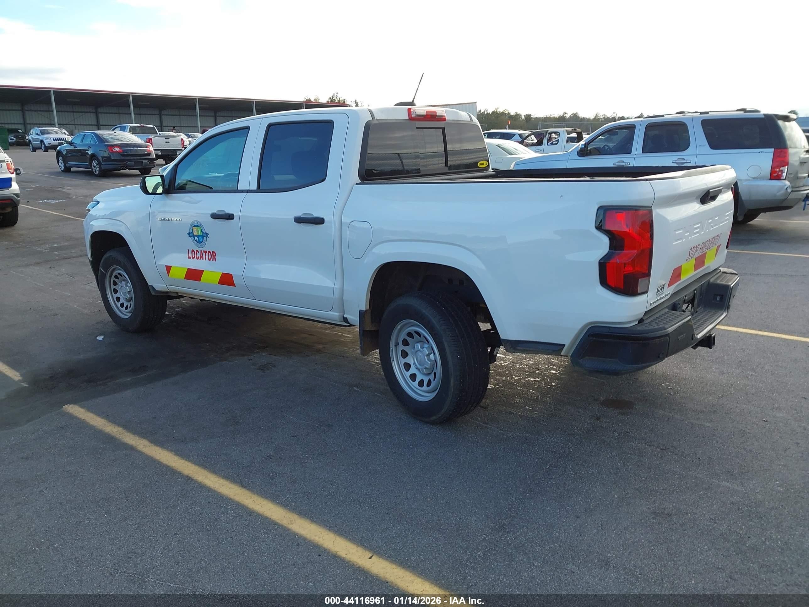 2024 Chevrolet Colorado 2wd Wt White vin: 1GCPSBEK8R1238801