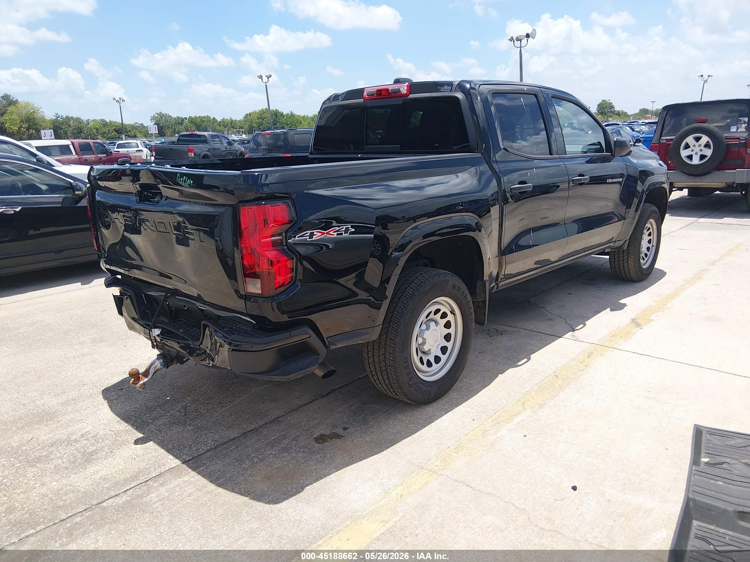 2024 Chevrolet Colorado 4wd Wt Black vin: 1GCPTBEKXR1312247