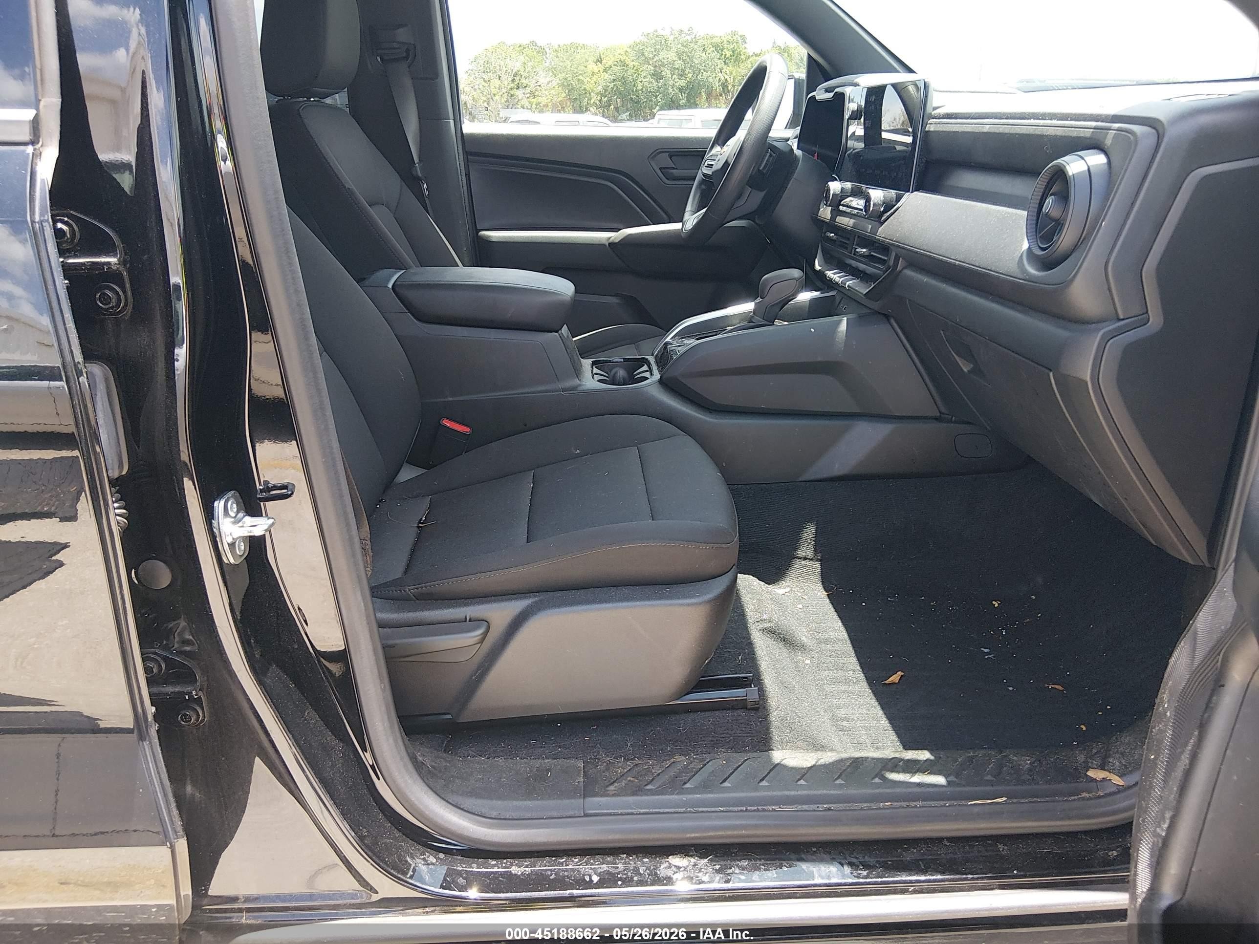 2024 Chevrolet Colorado 4wd Wt Black vin: 1GCPTBEKXR1312247