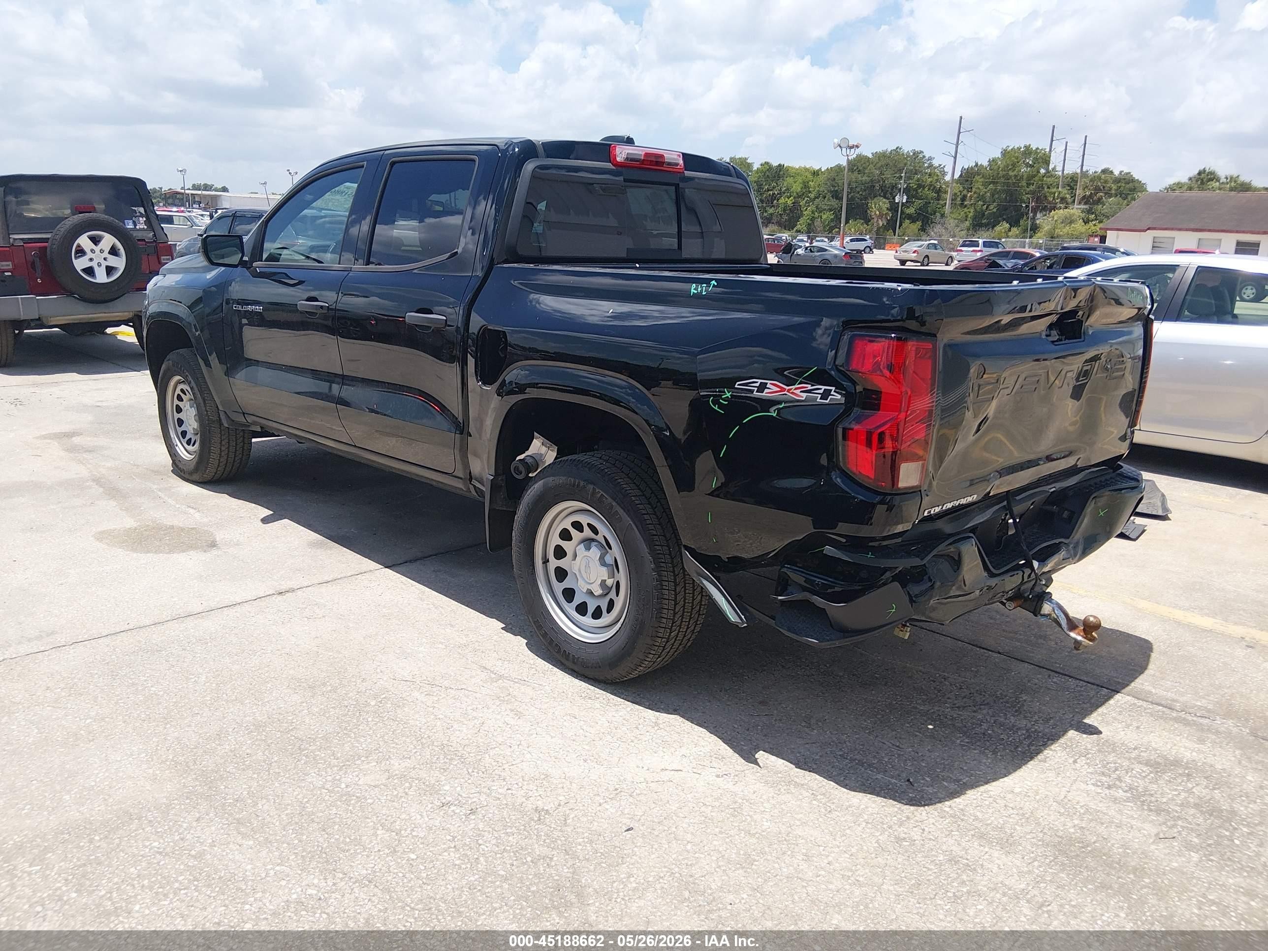 2024 Chevrolet Colorado 4wd Wt Black vin: 1GCPTBEKXR1312247
