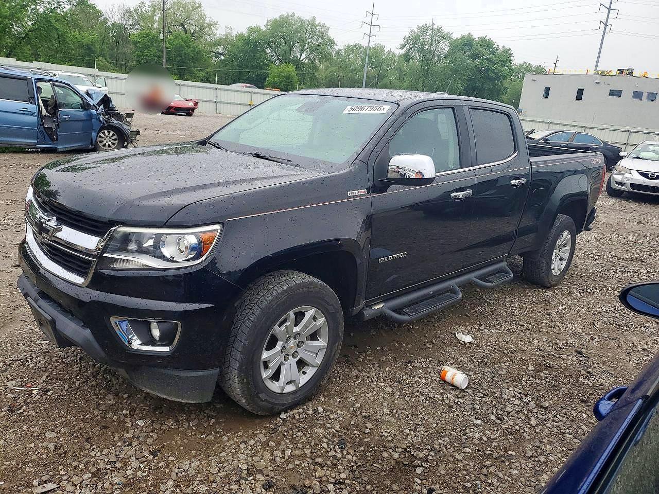 2016 Chevrolet Colorado Lt Black vin: 1GCPTCE11G1344241