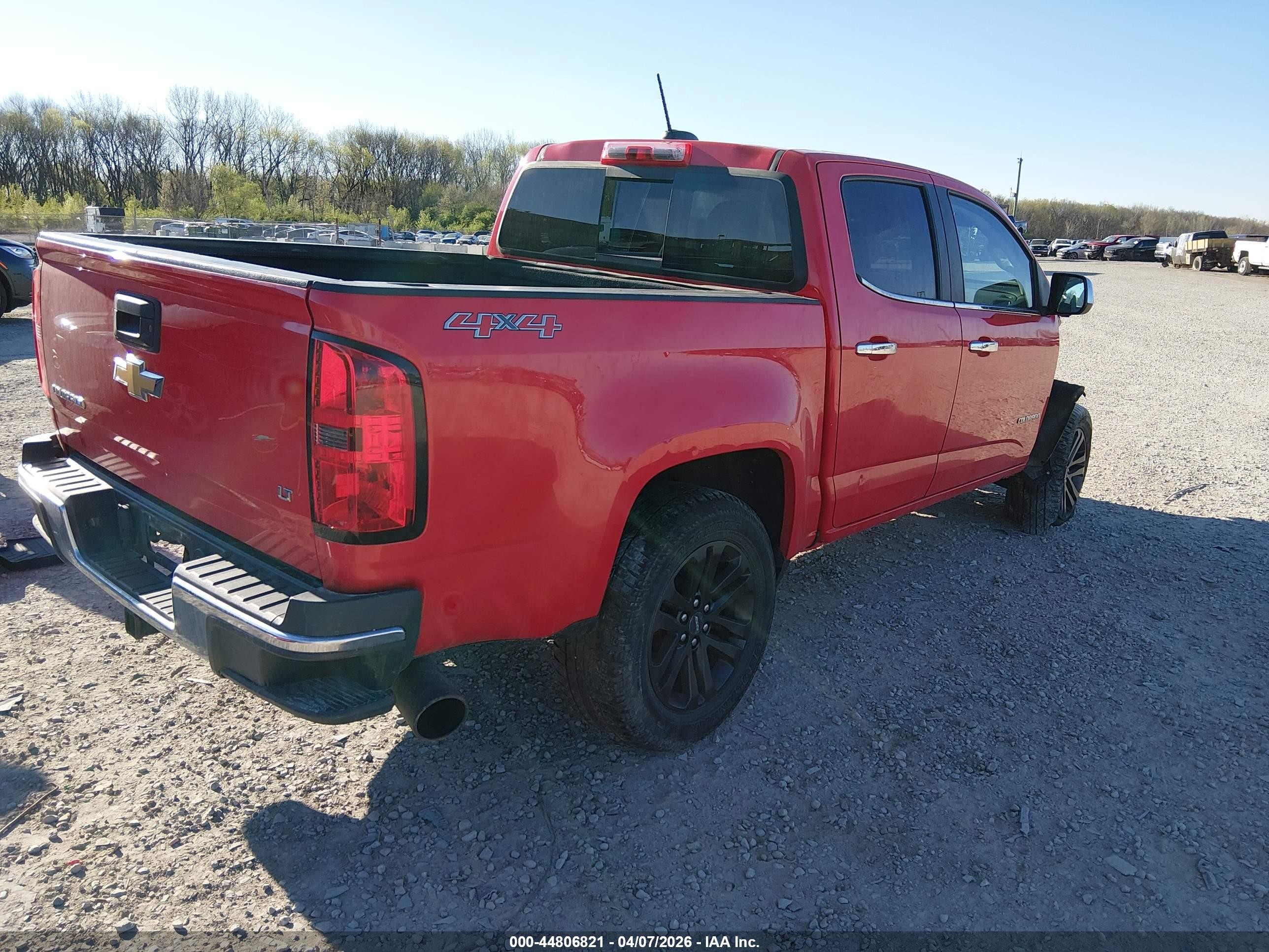 2016 Chevrolet Colorado Lt Красный vin: 1GCPTCE16G1223768