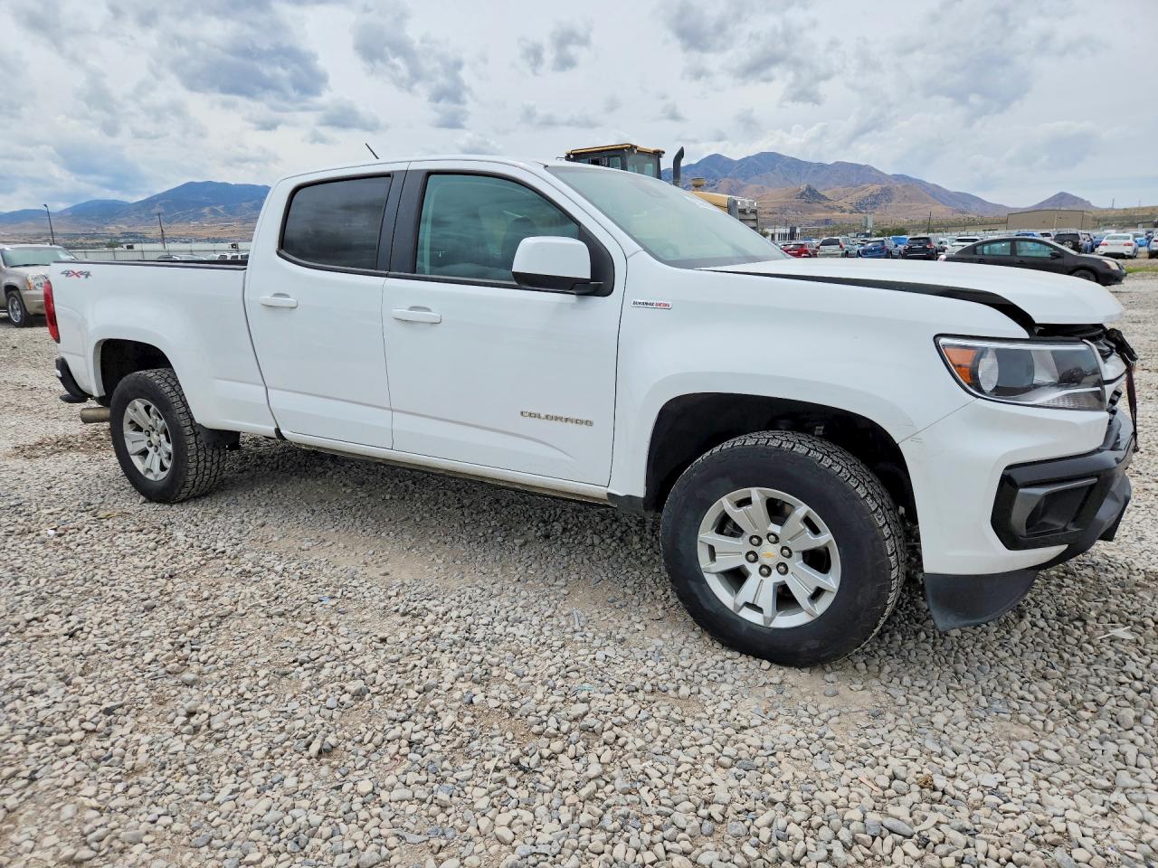2021 Chevrolet Colorado Lt White vin: 1GCPTCE17M1156299