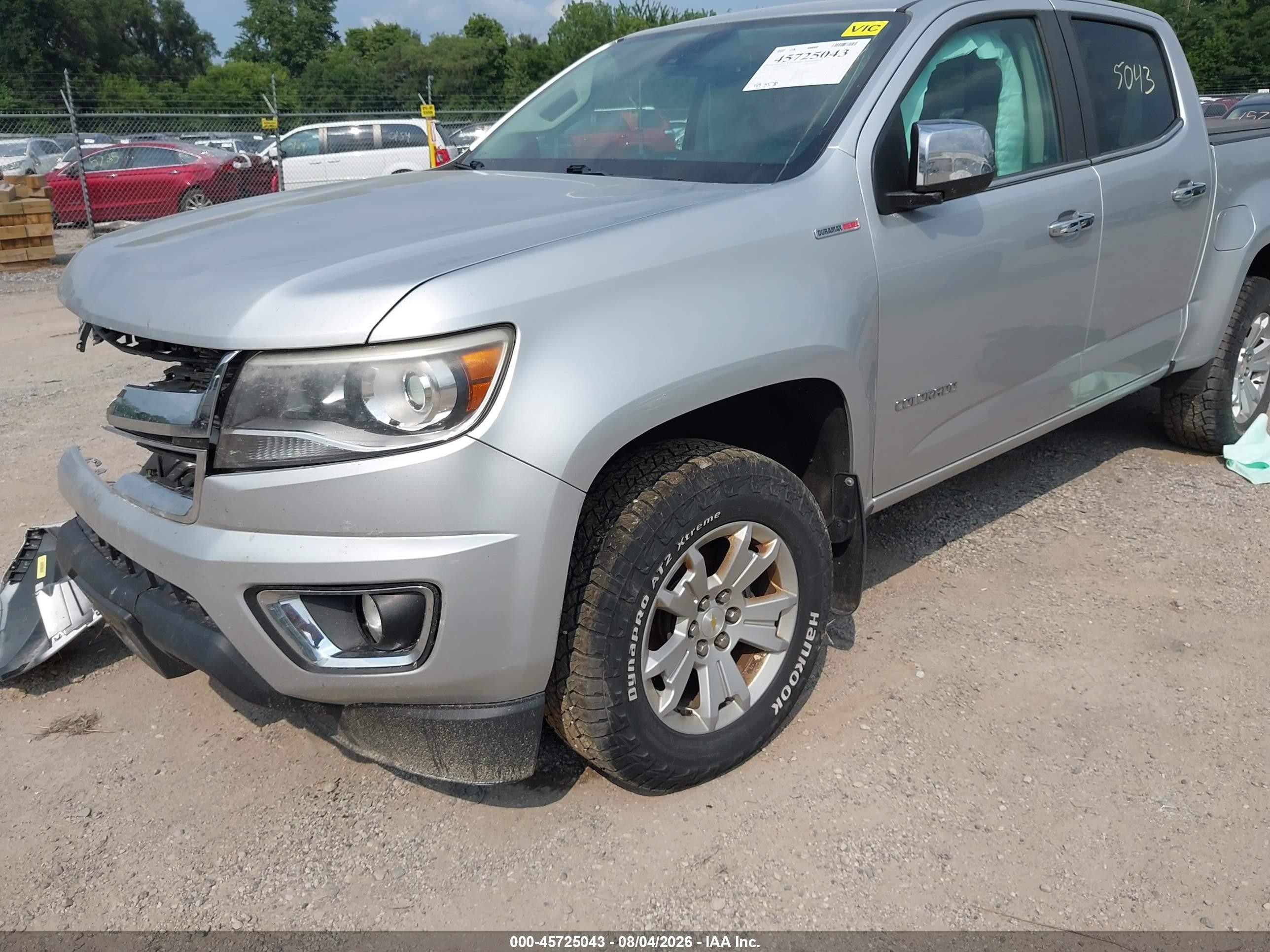 2017 Chevrolet Colorado 4wd Lt Champagne vin: 1GCPTCE19H1149439