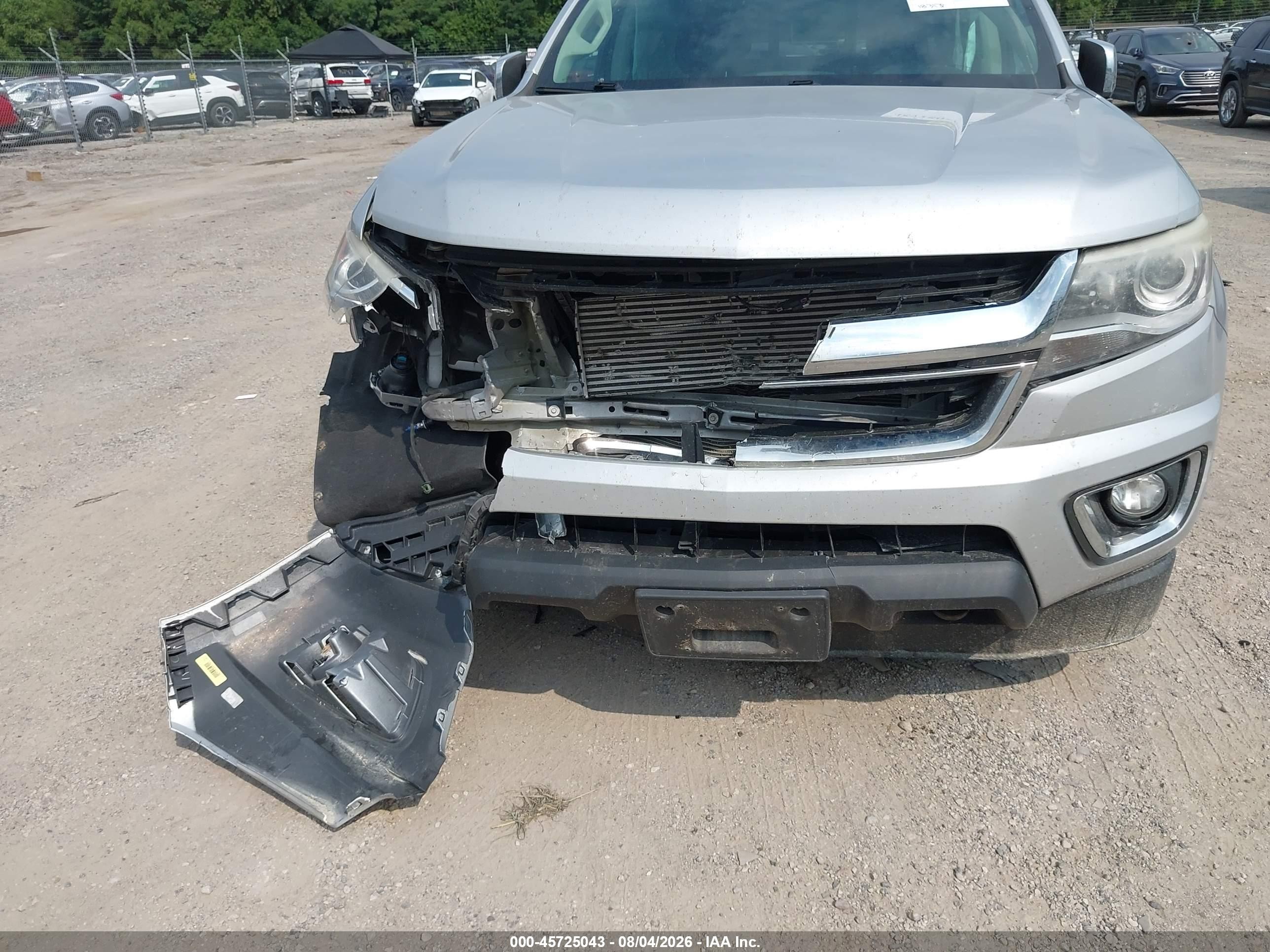 2017 Chevrolet Colorado 4wd Lt Champagne vin: 1GCPTCE19H1149439